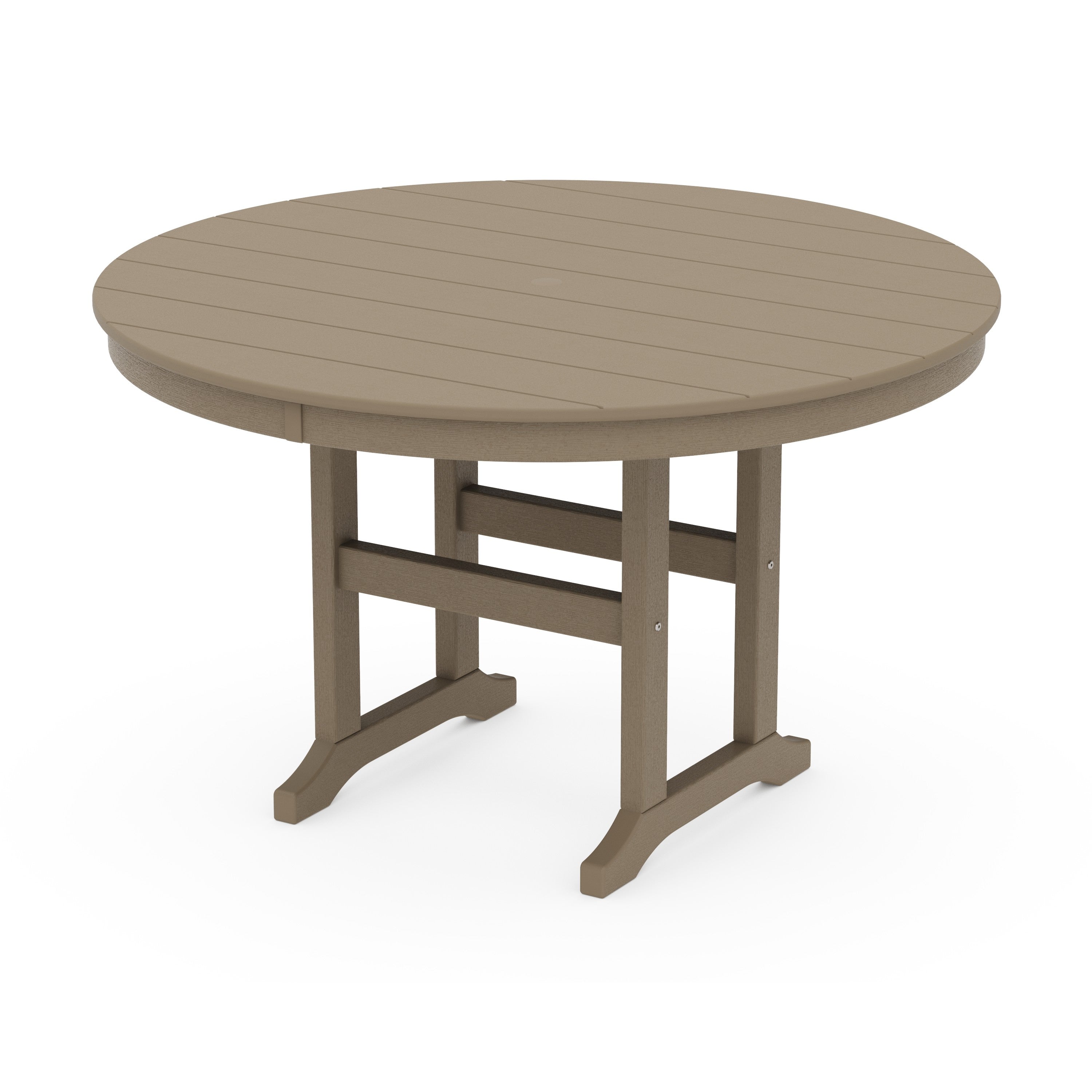 48" Round Farmhouse Dining Table