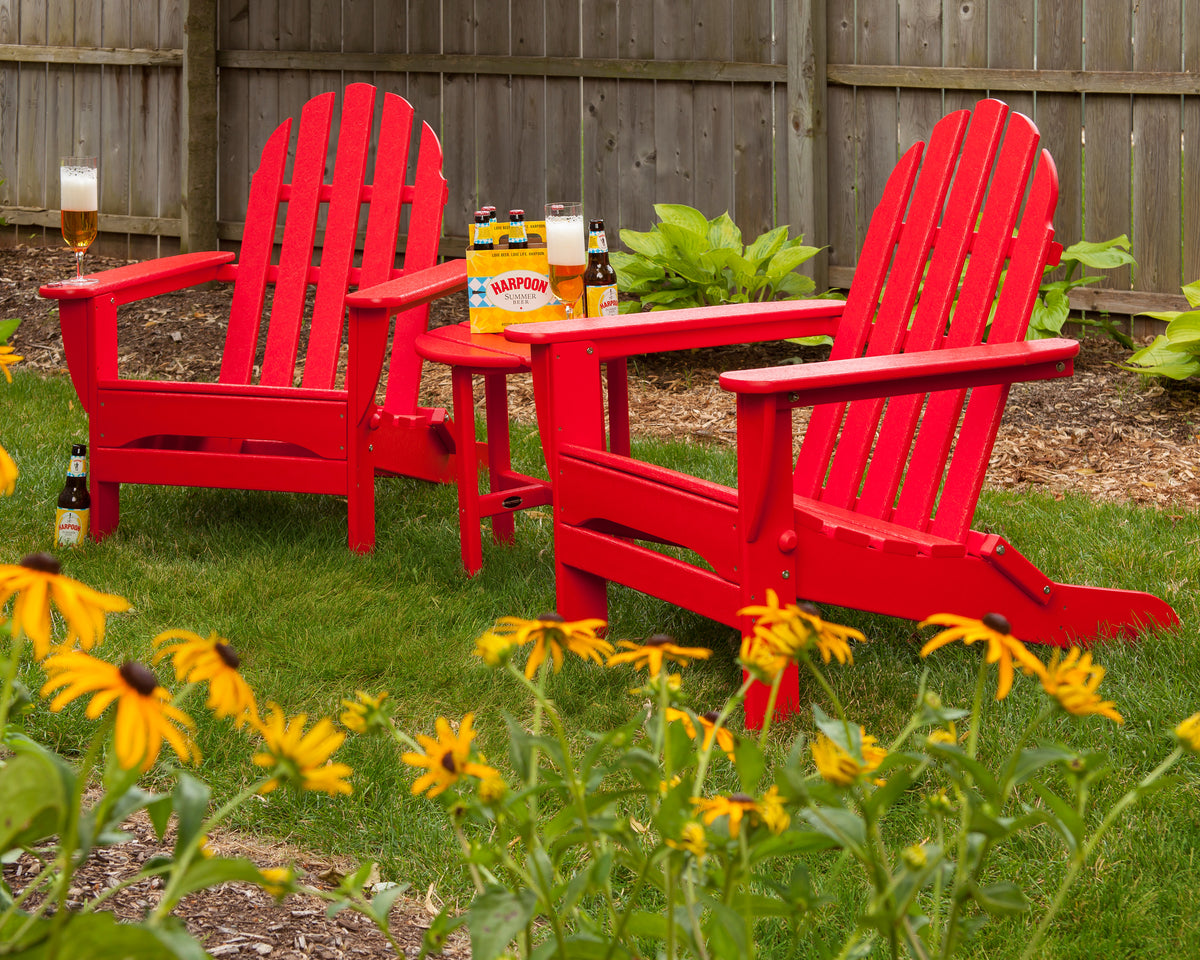 Classic Folding Adirondack 3-Piece Set