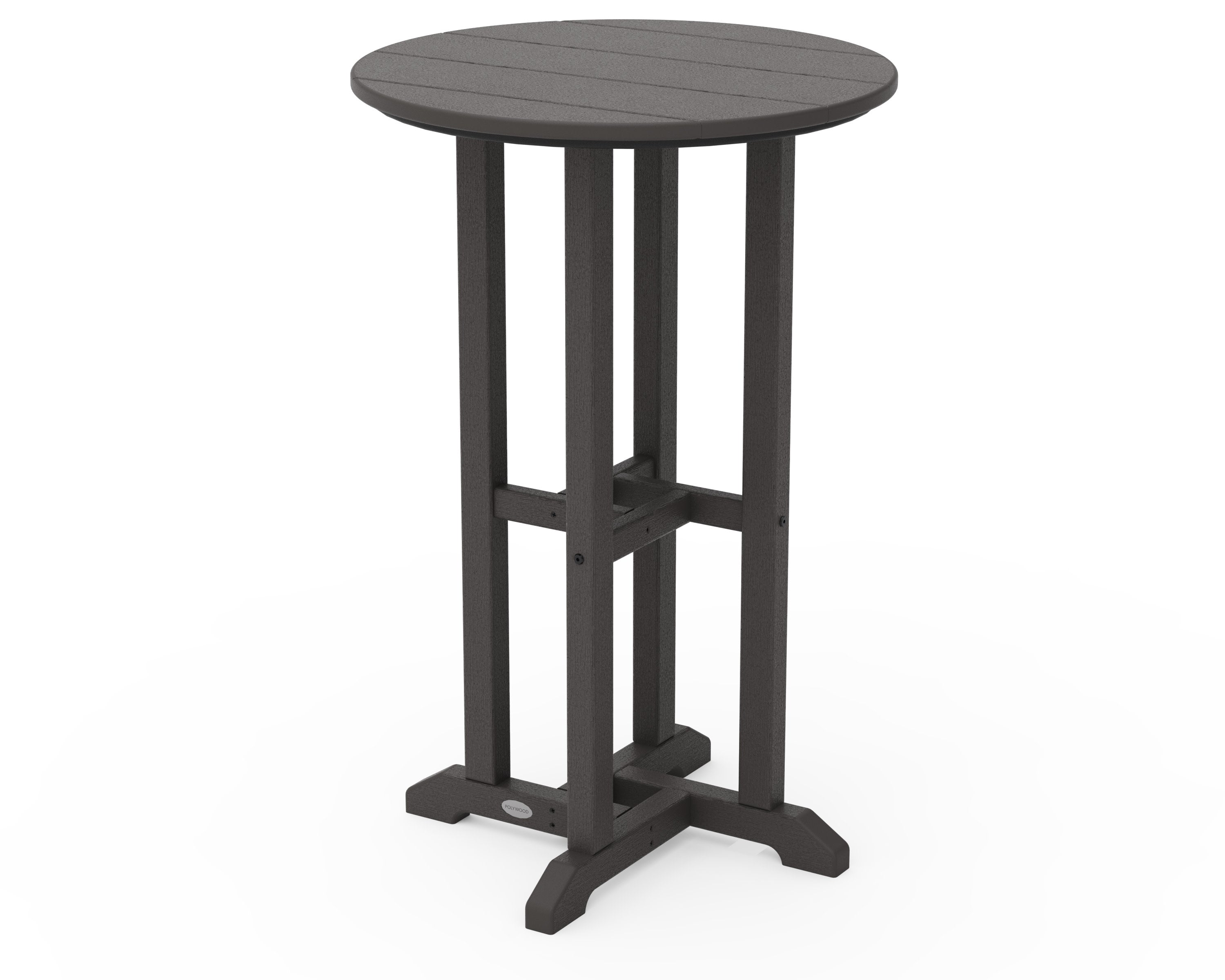 24" Round Farmhouse Counter Bistro Table
