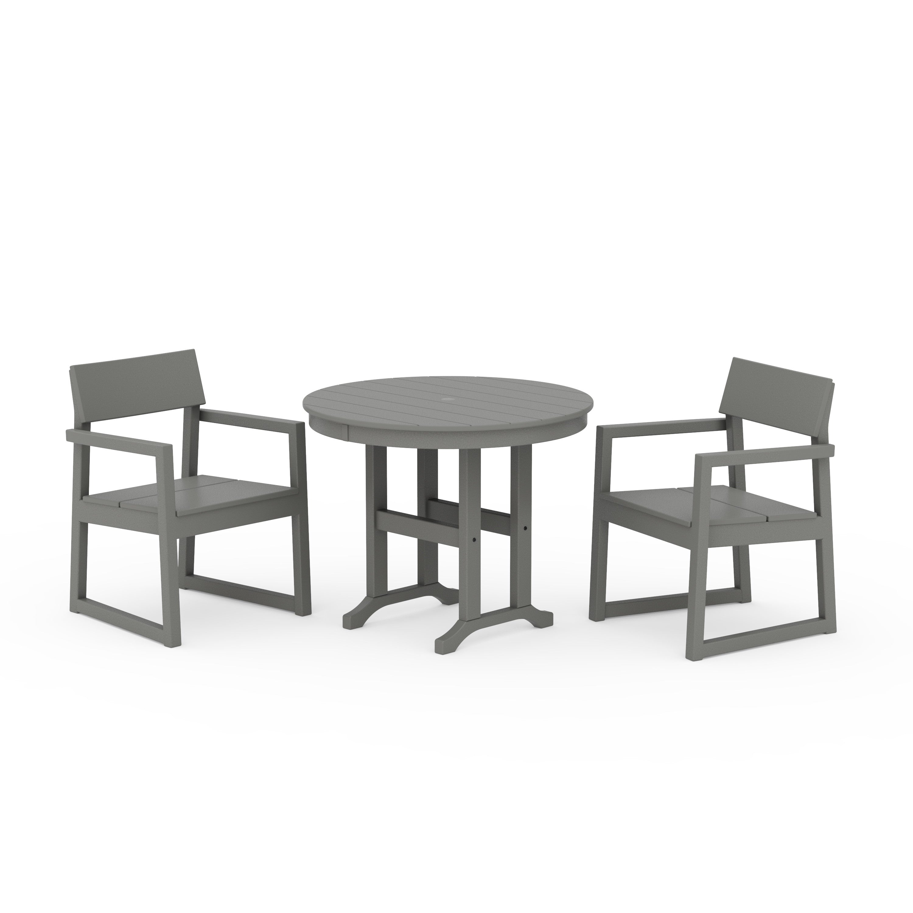 EDGE 3-Piece Round Dining Set