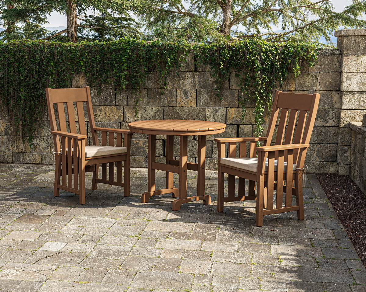 Acadia 3-Piece Farmhouse Dining Set