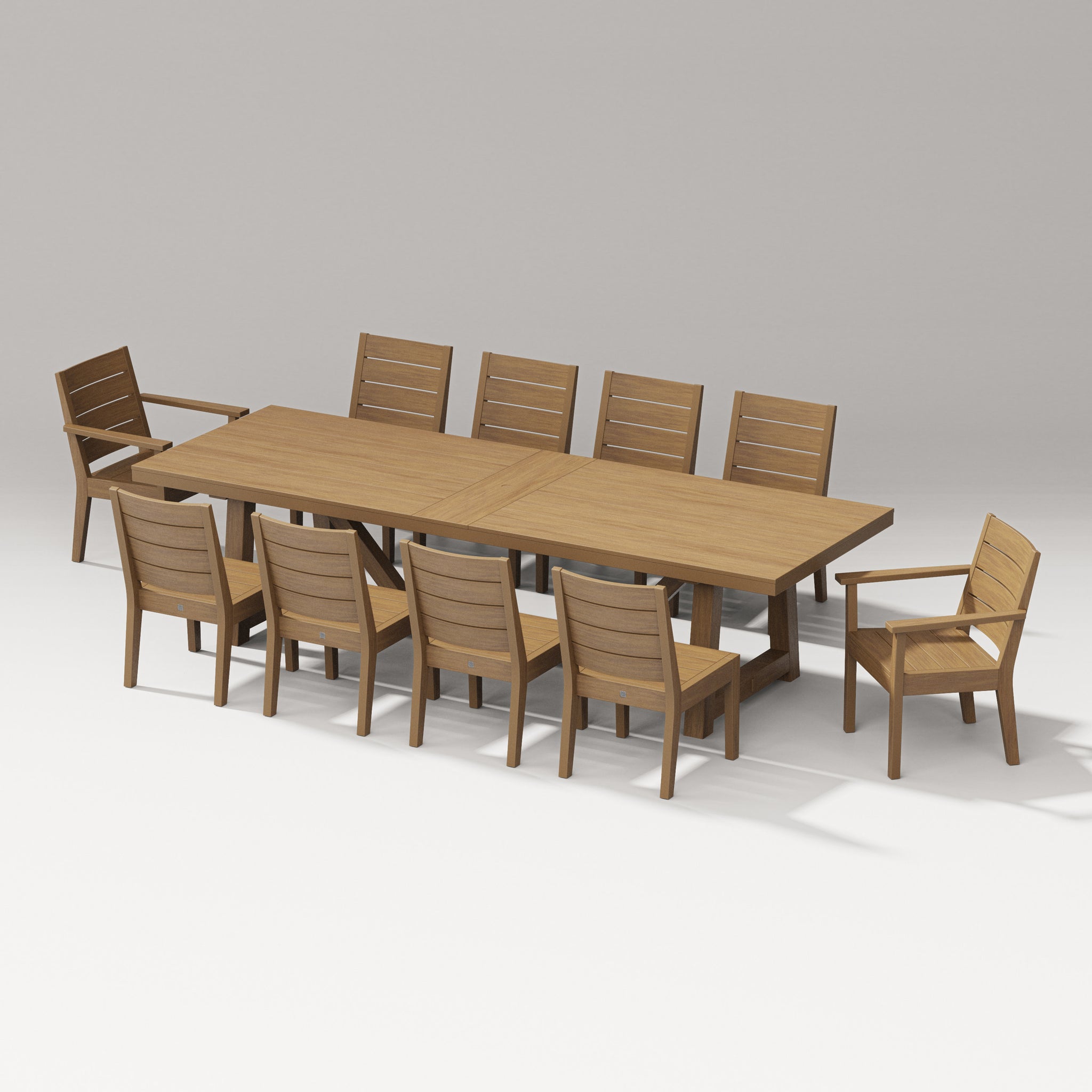 Latitude 11-Piece A-Frame Table Dining Set