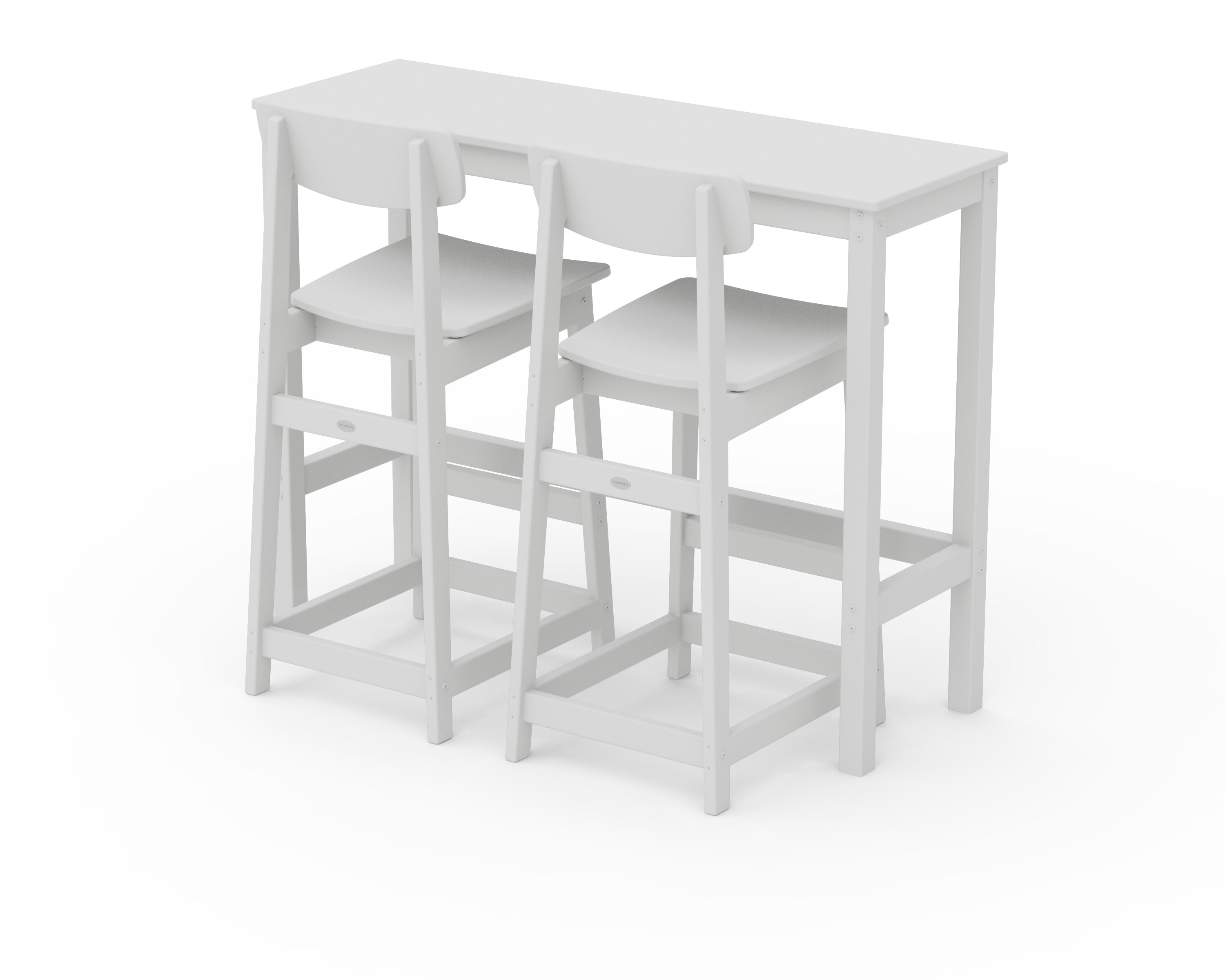 Modern Studio Urban Bar Chair 3-Piece Balcony Set