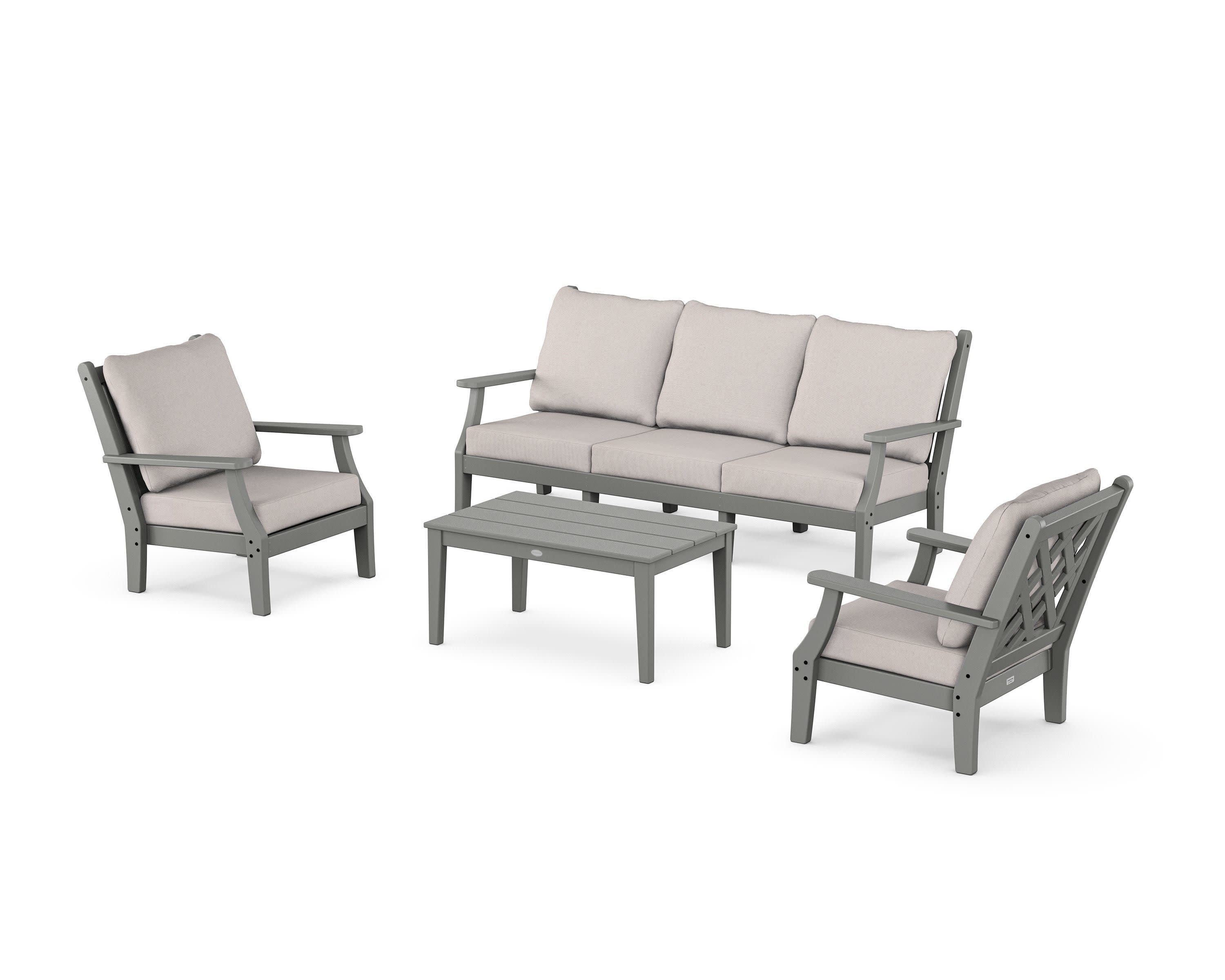 Wovendale 4-Piece Deep Seating Set with Sofa
