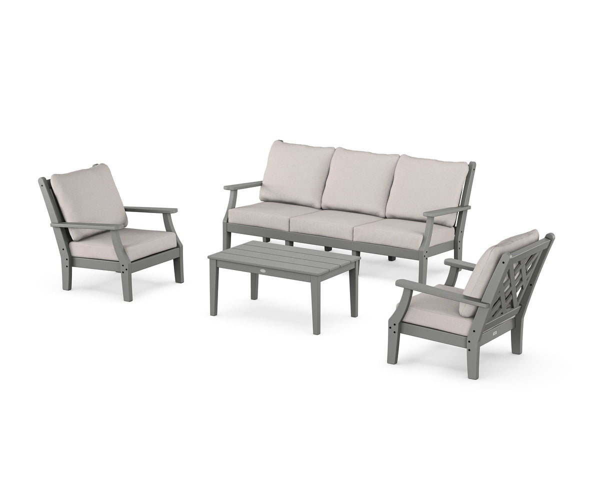 Wovendale 4-Piece Deep Seating Set with Sofa