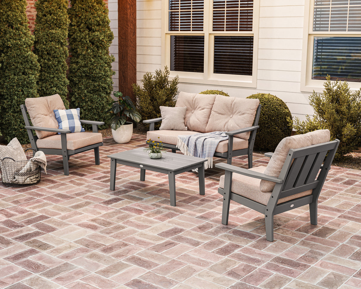 Oxford 4-Piece Deep Seating Set with Loveseat