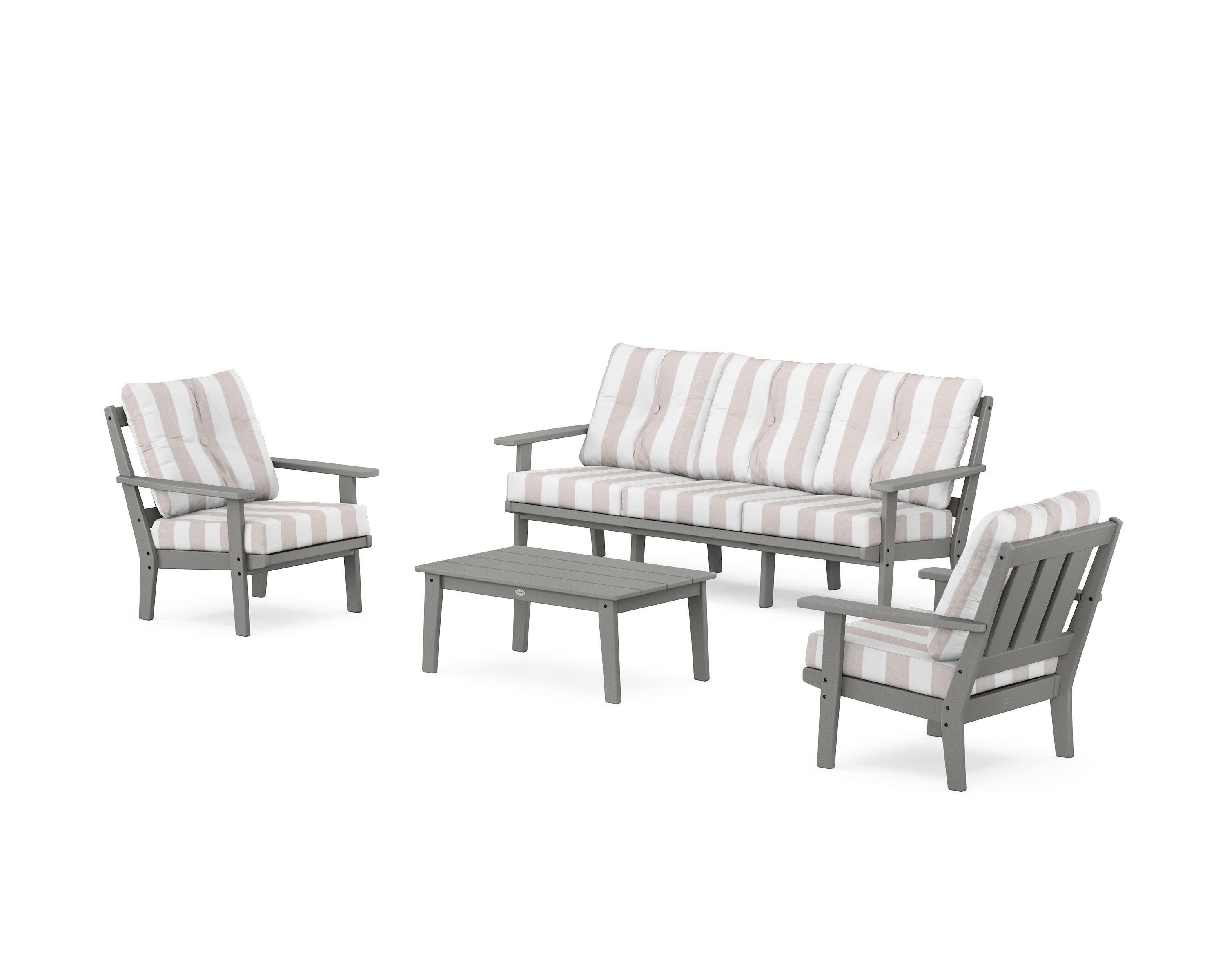 Oxford 4-Piece Deep Seating Set with Sofa
