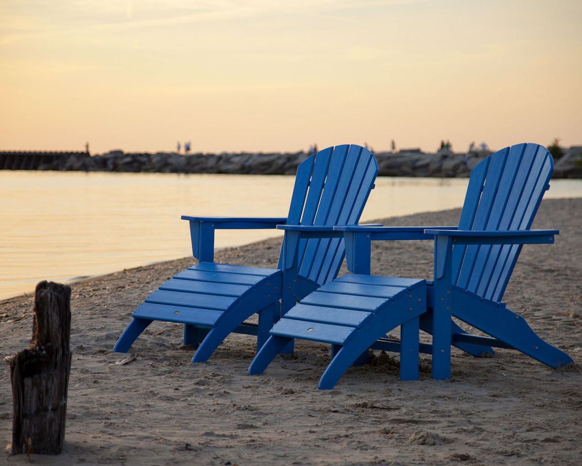 South Beach 4-Piece Adirondack Set