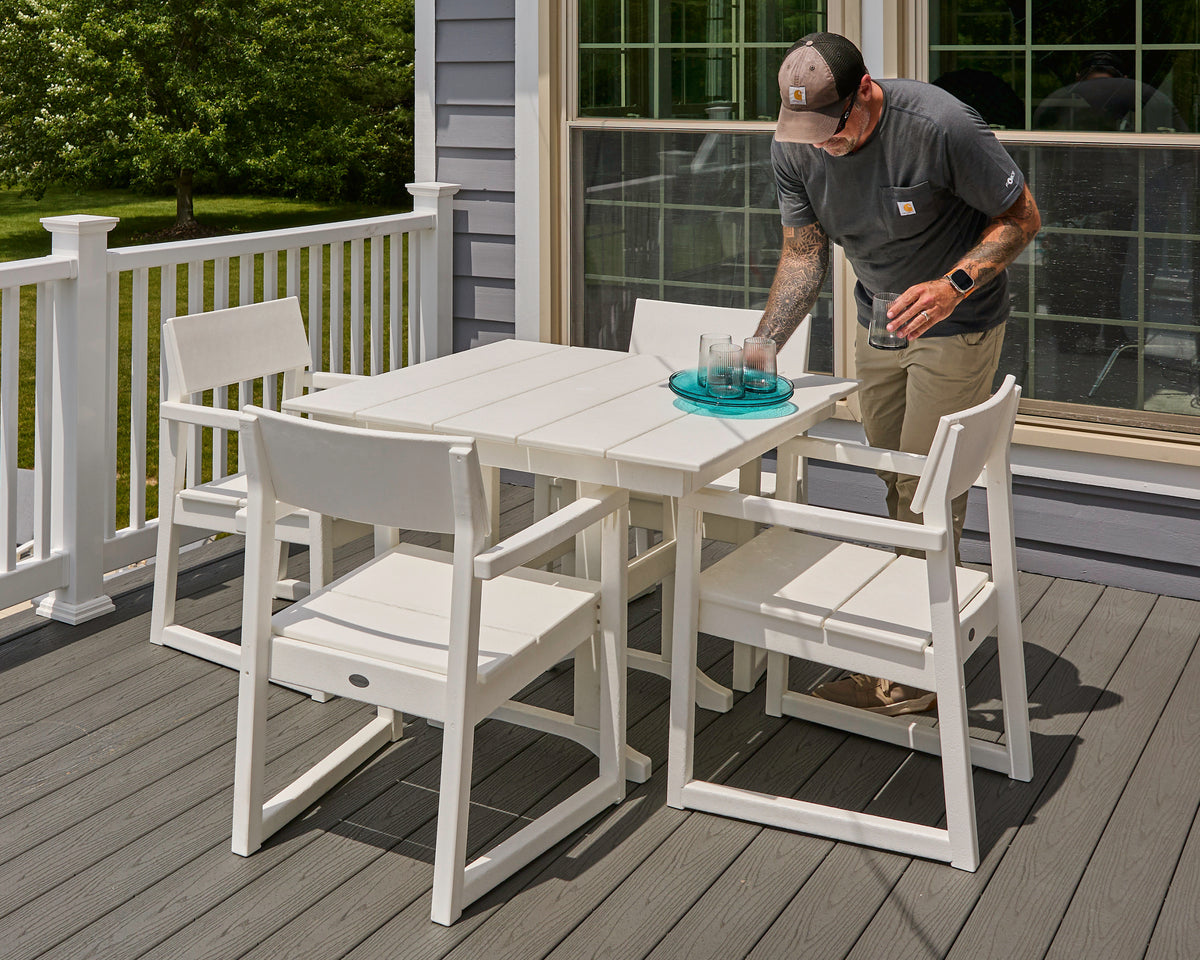 EDGE 5-Piece Farmhouse Dining Set