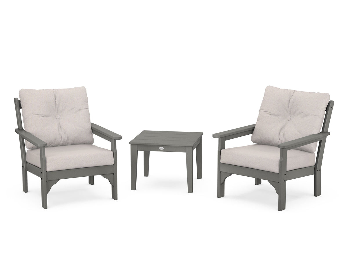 Vineyard 3-Piece Deep Seating Set