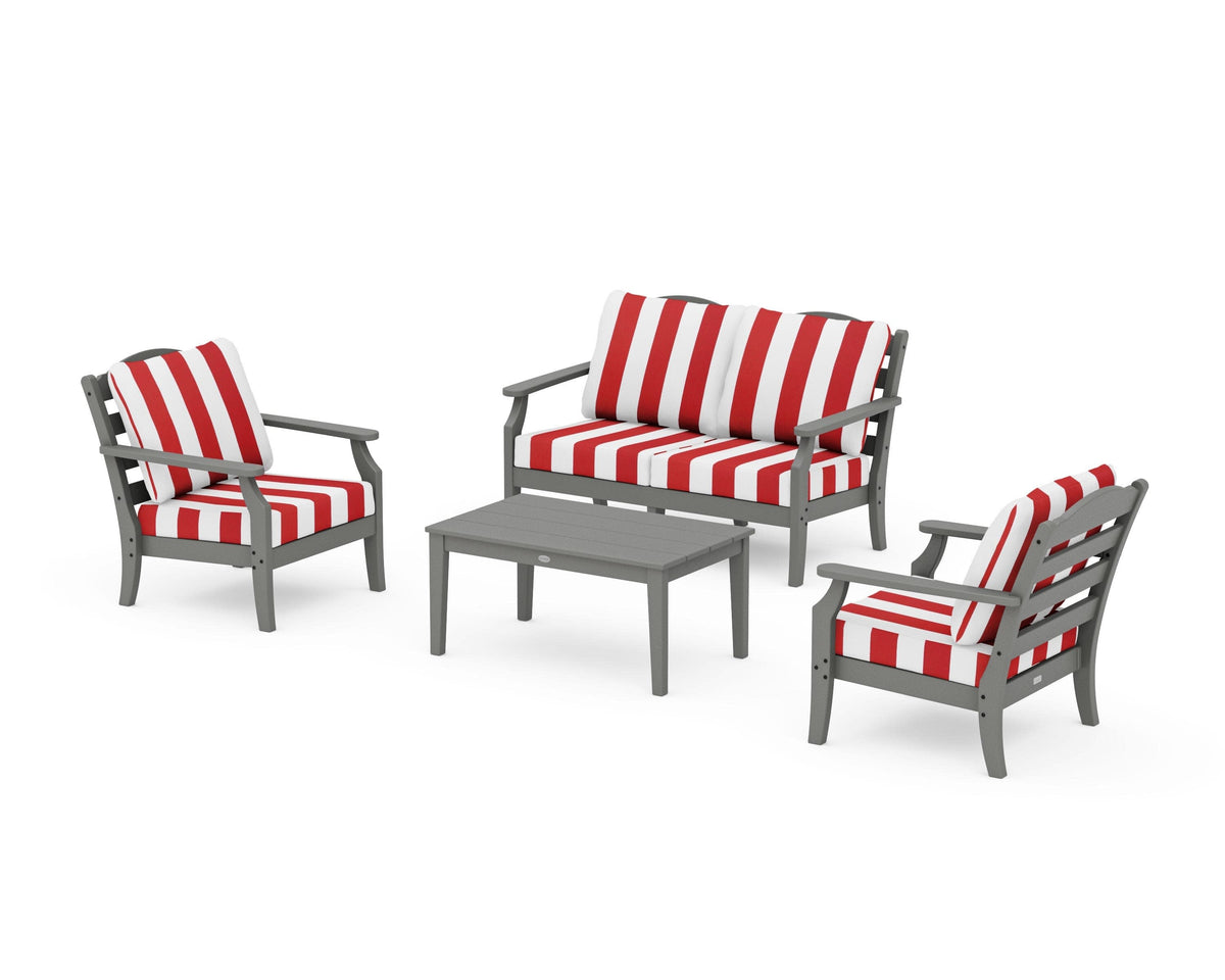 Savannah 4-Piece Deep Seating Set with Loveseat