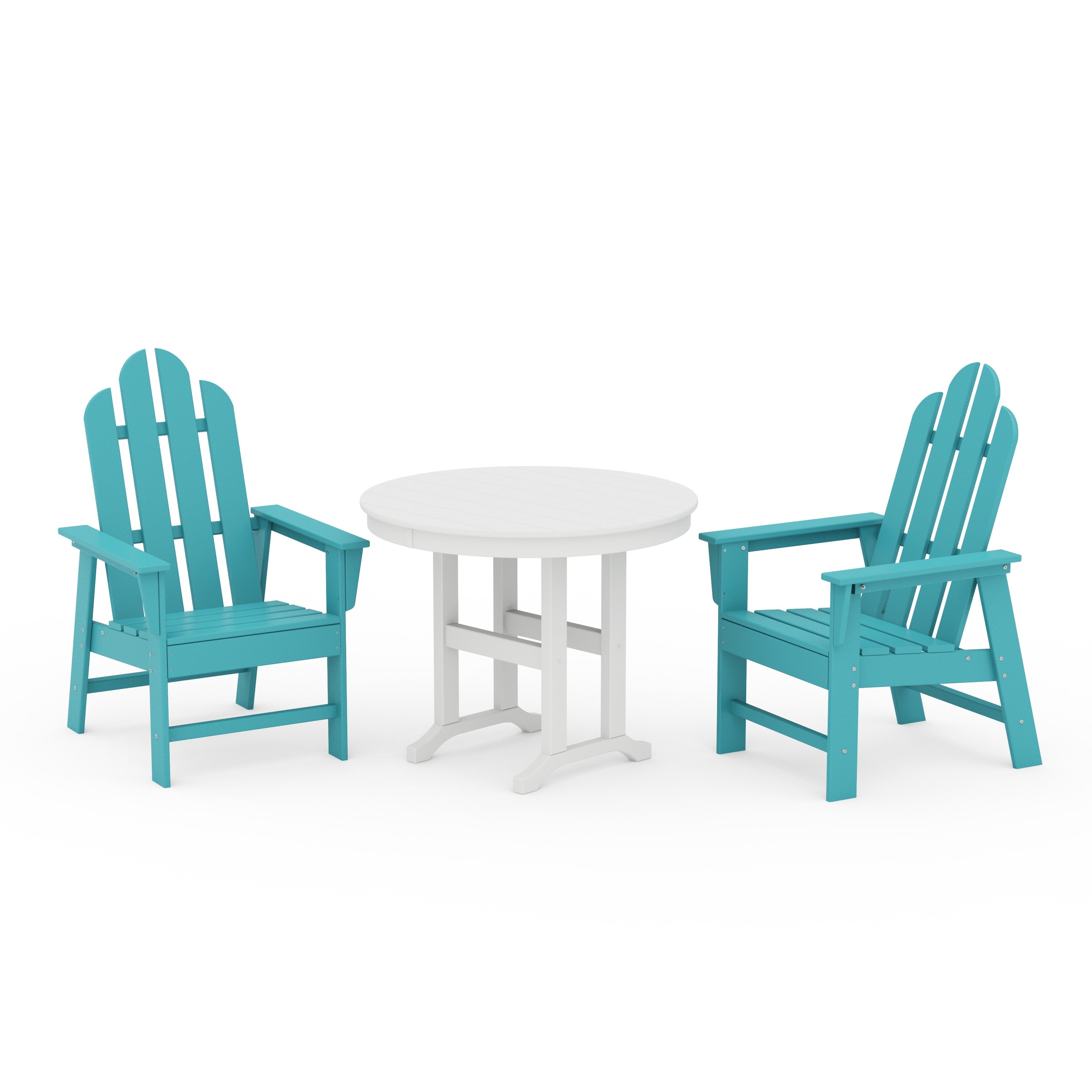 Long Island 3-Piece Round Dining Set