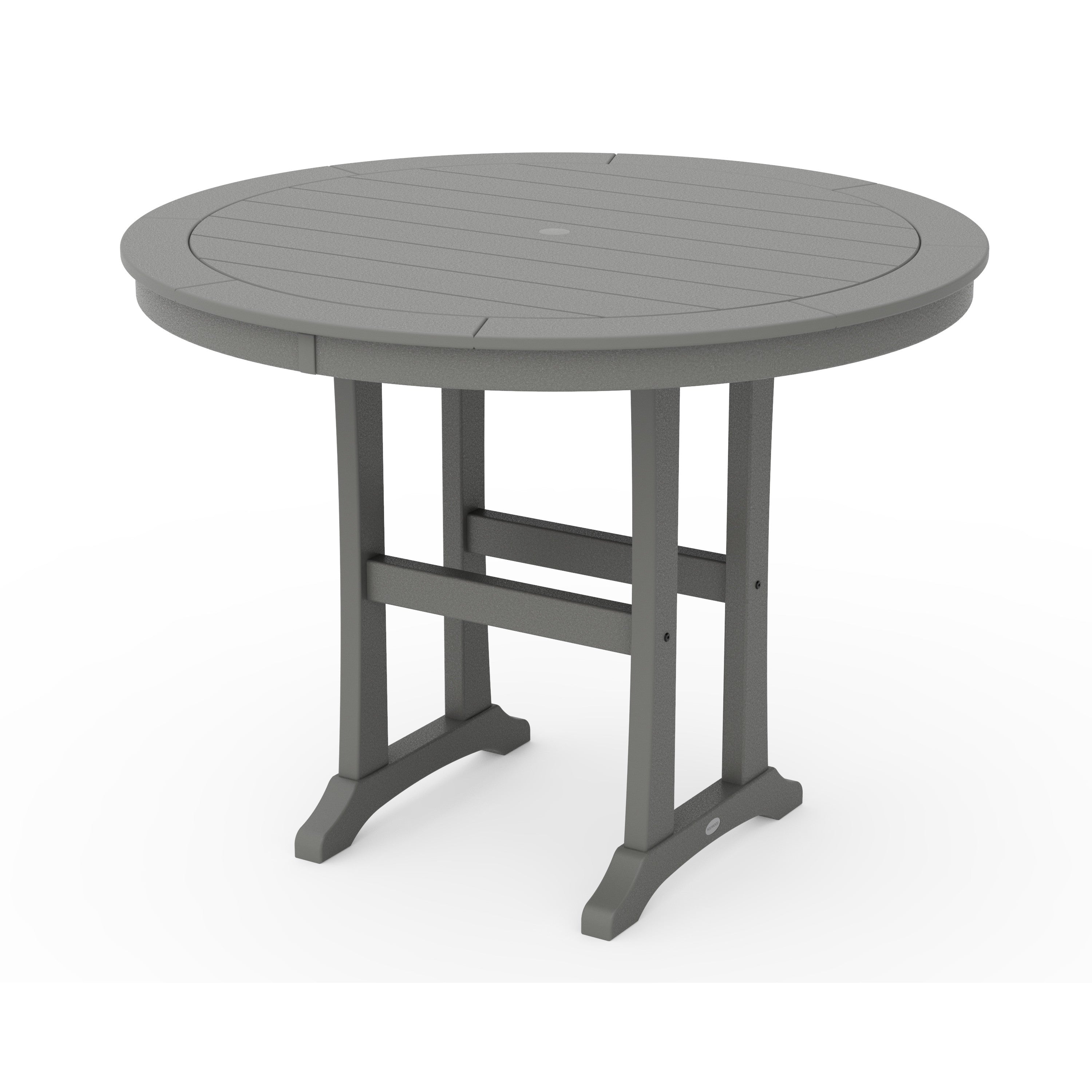 Nautical Trestle 48" Round Counter Table