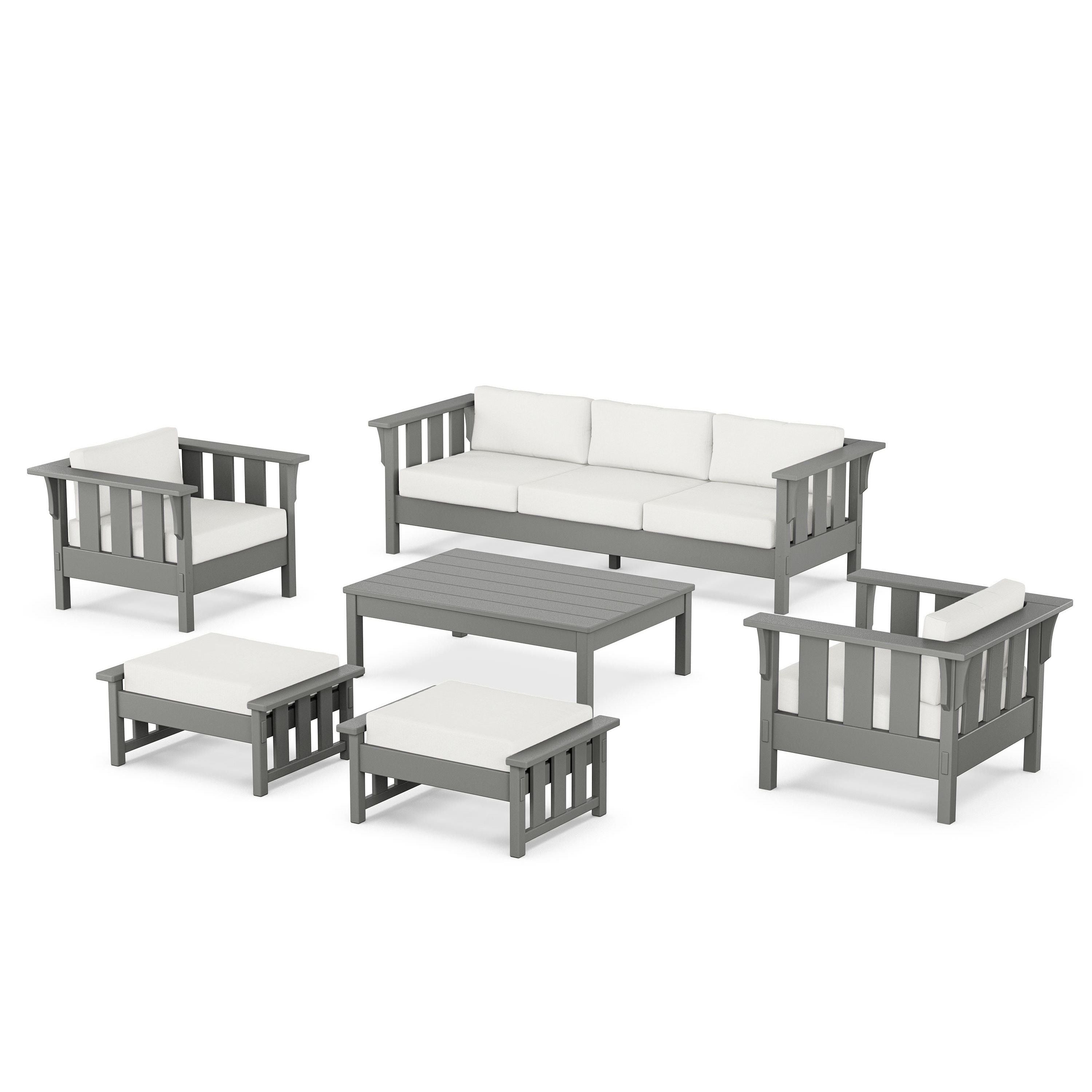 Acadia 6-Piece Lounge Sofa Set