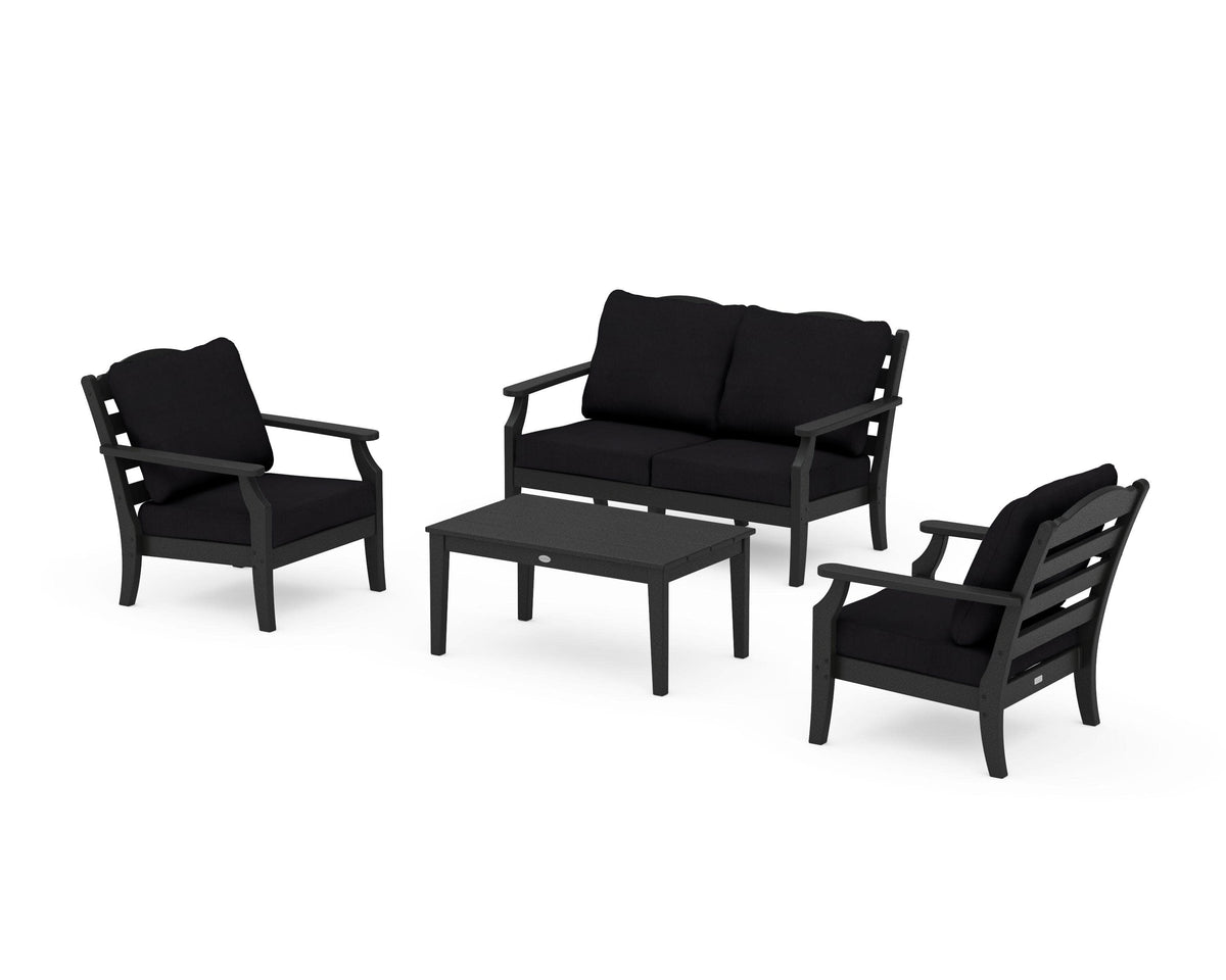 Savannah 4-Piece Deep Seating Set with Loveseat