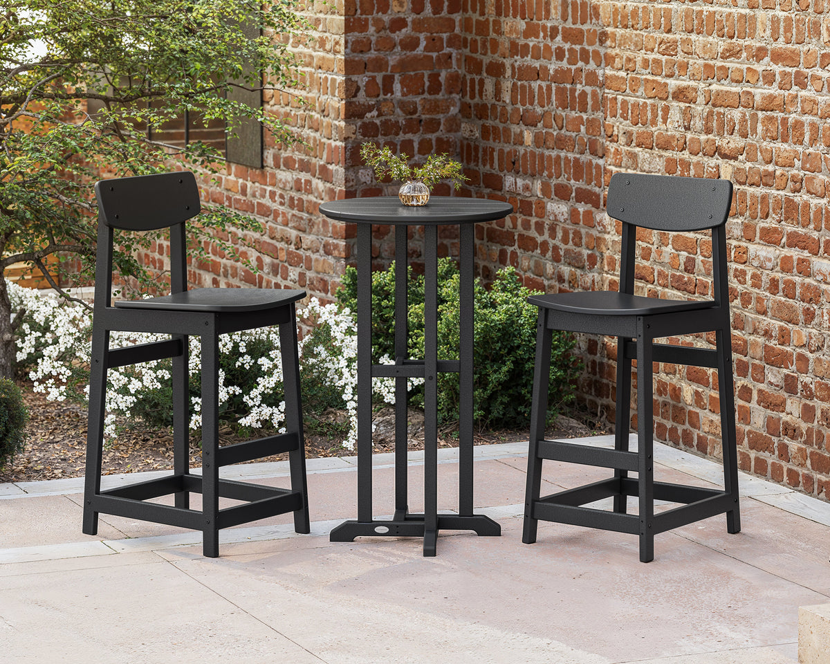 Modern Studio Urban Bar Chair 3-Piece Bistro Set