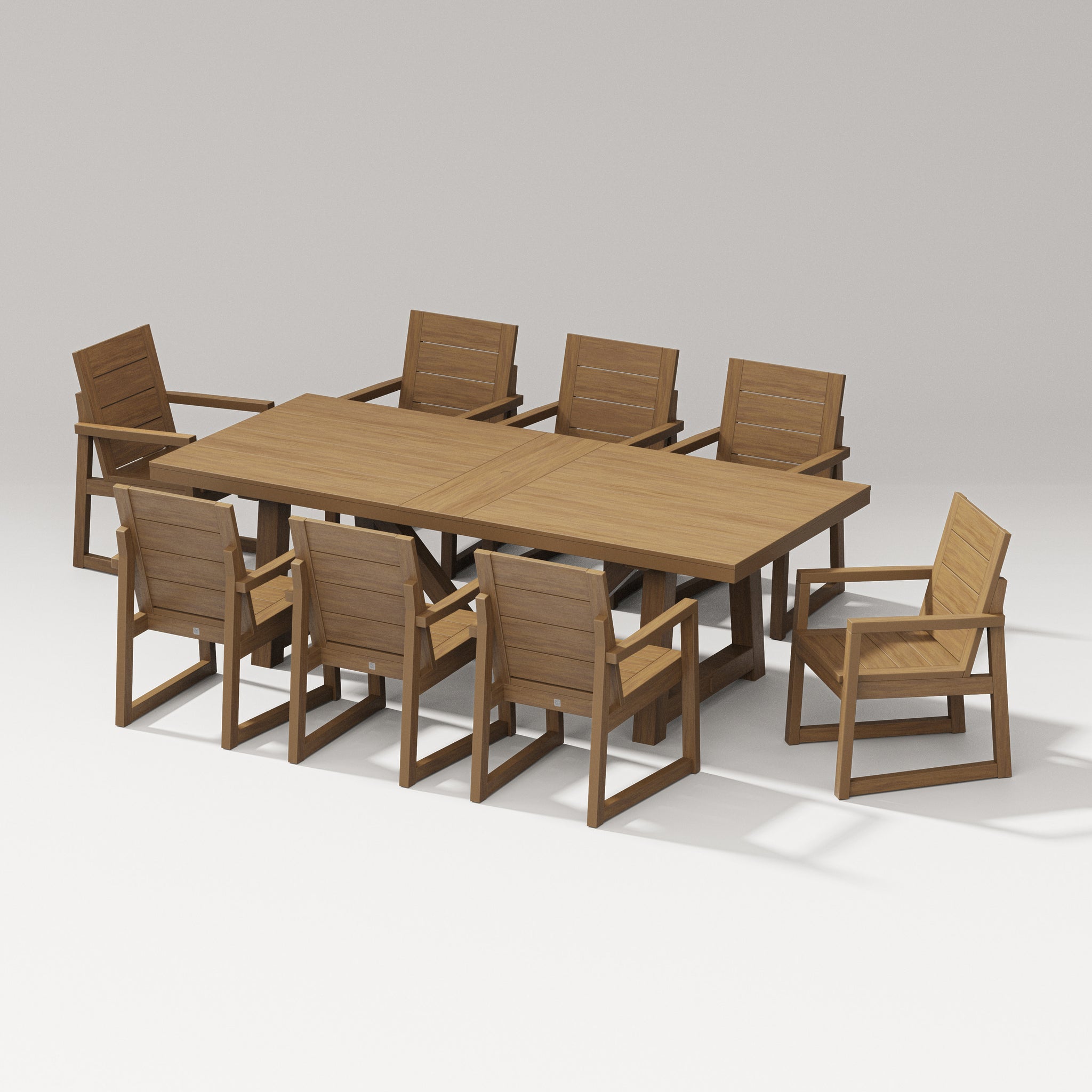 Elevate 9-Piece A-Frame Table Dining Set