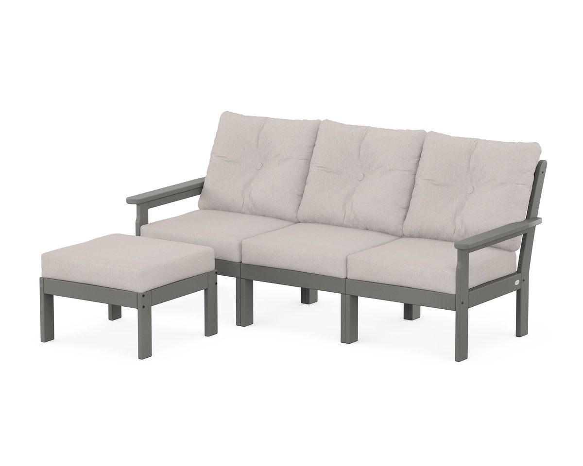 Vineyard 4-Piece Sectional with Ottoman