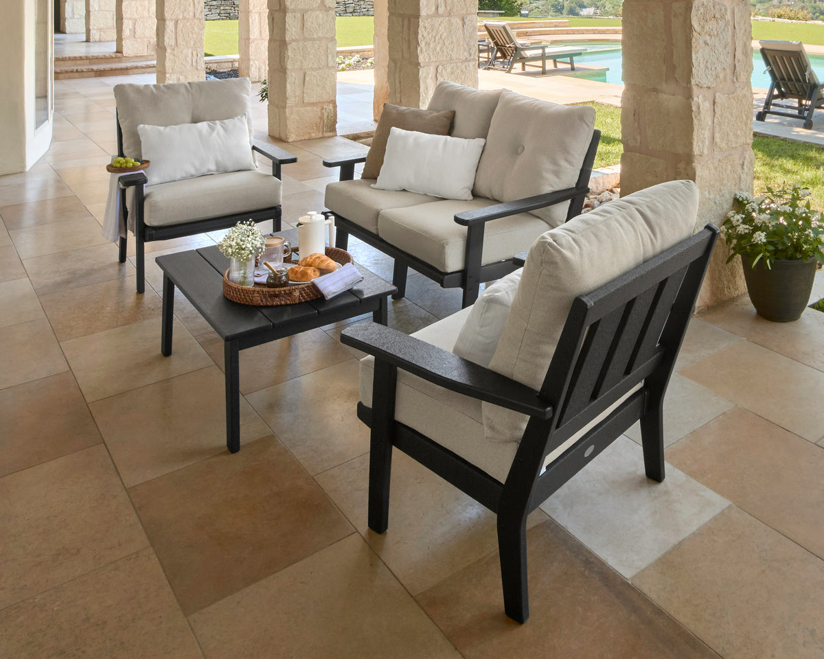 Oxford 4-Piece Deep Seating Set with Loveseat