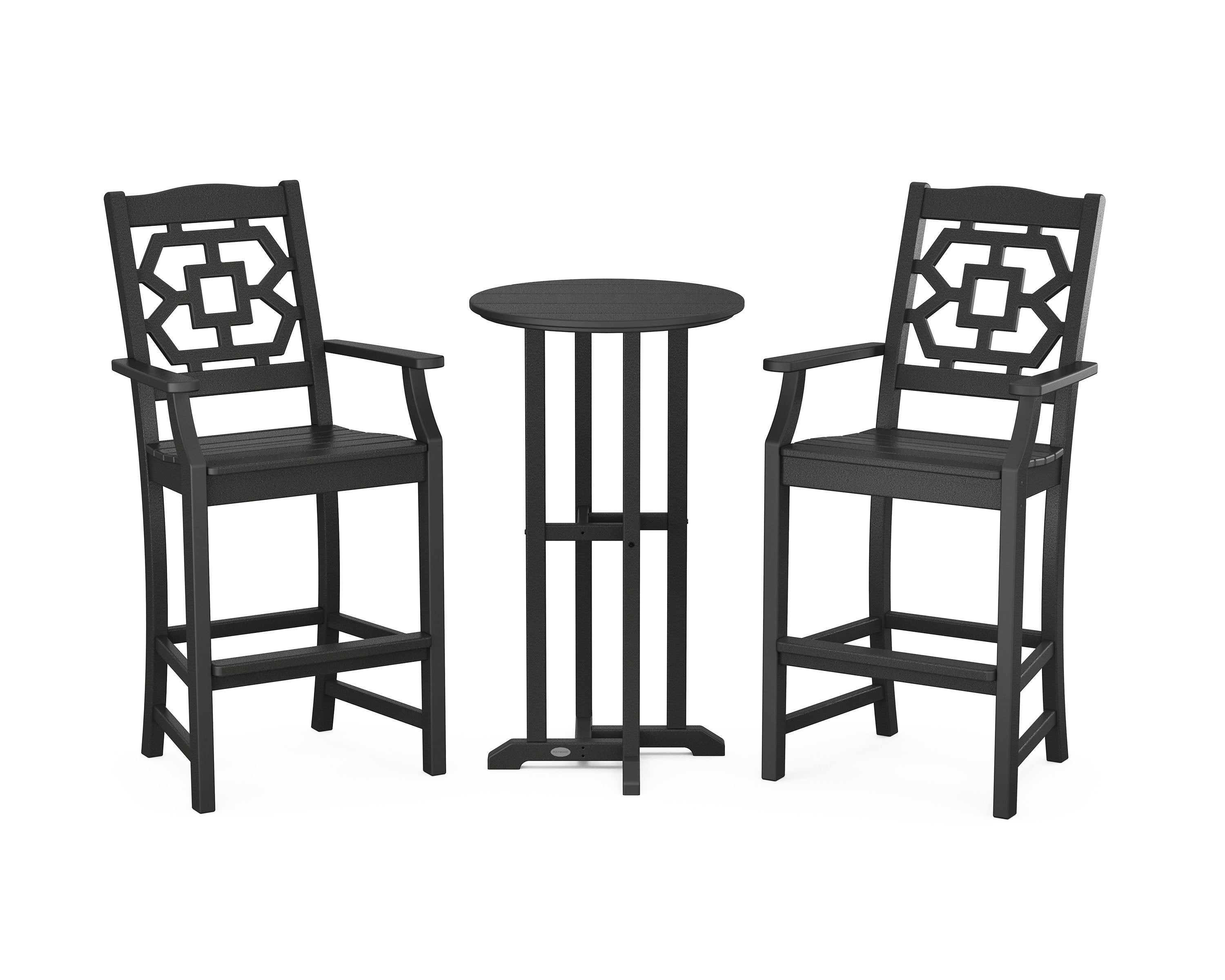 Chinoiserie 3-Piece Farmhouse Bar Set