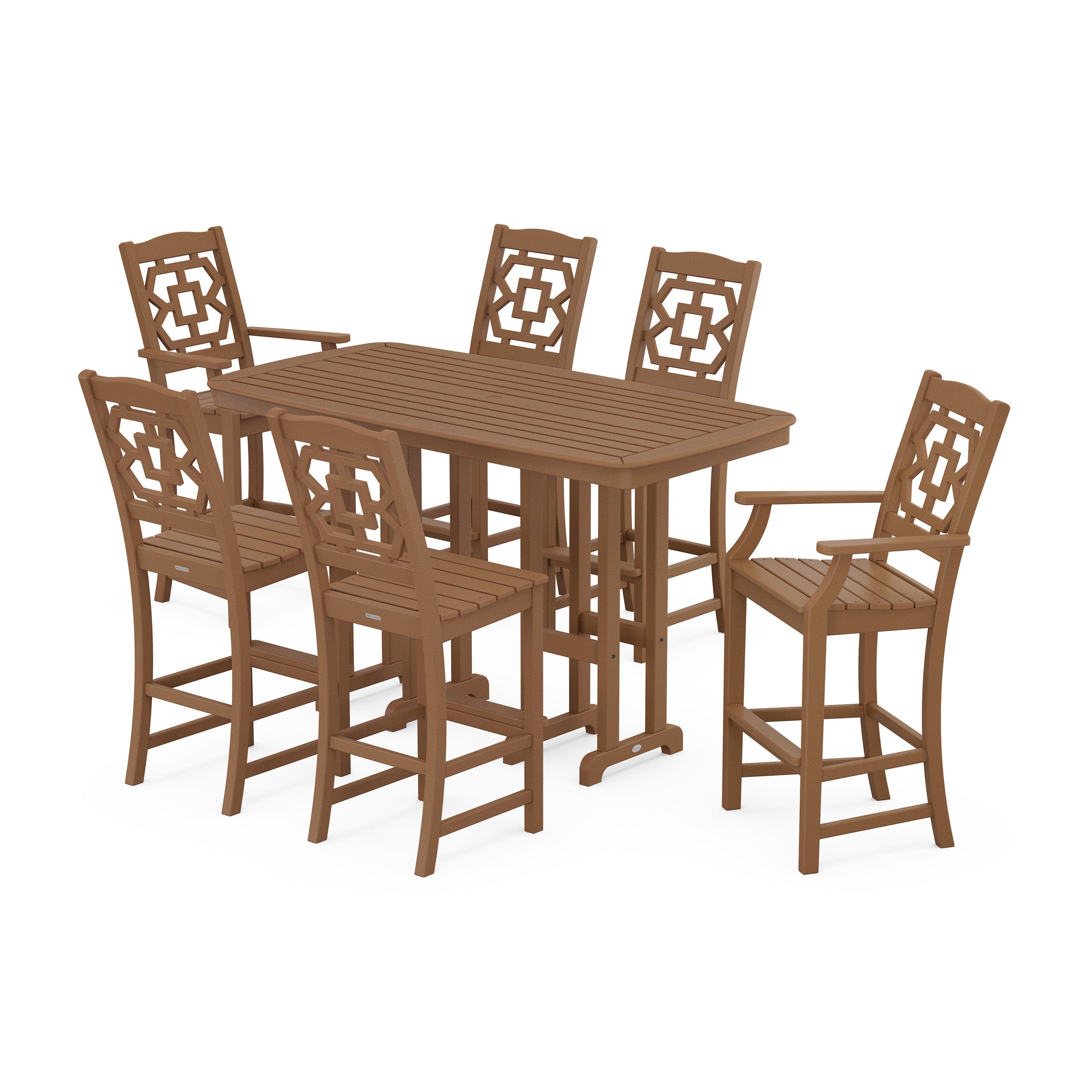 Chinoiserie 7-Piece Bar Set