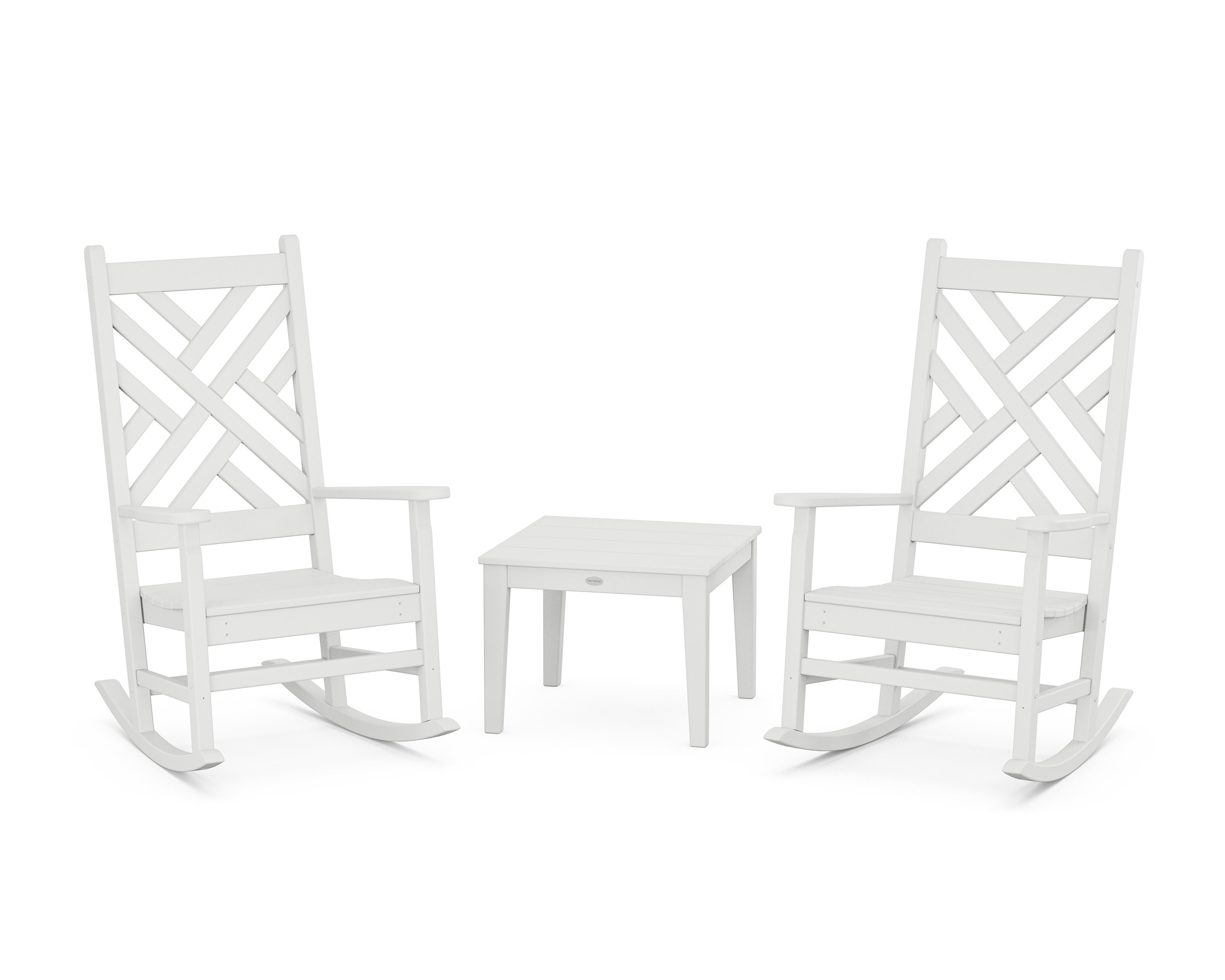 Chippendale 3-Piece Rocking Chair Set