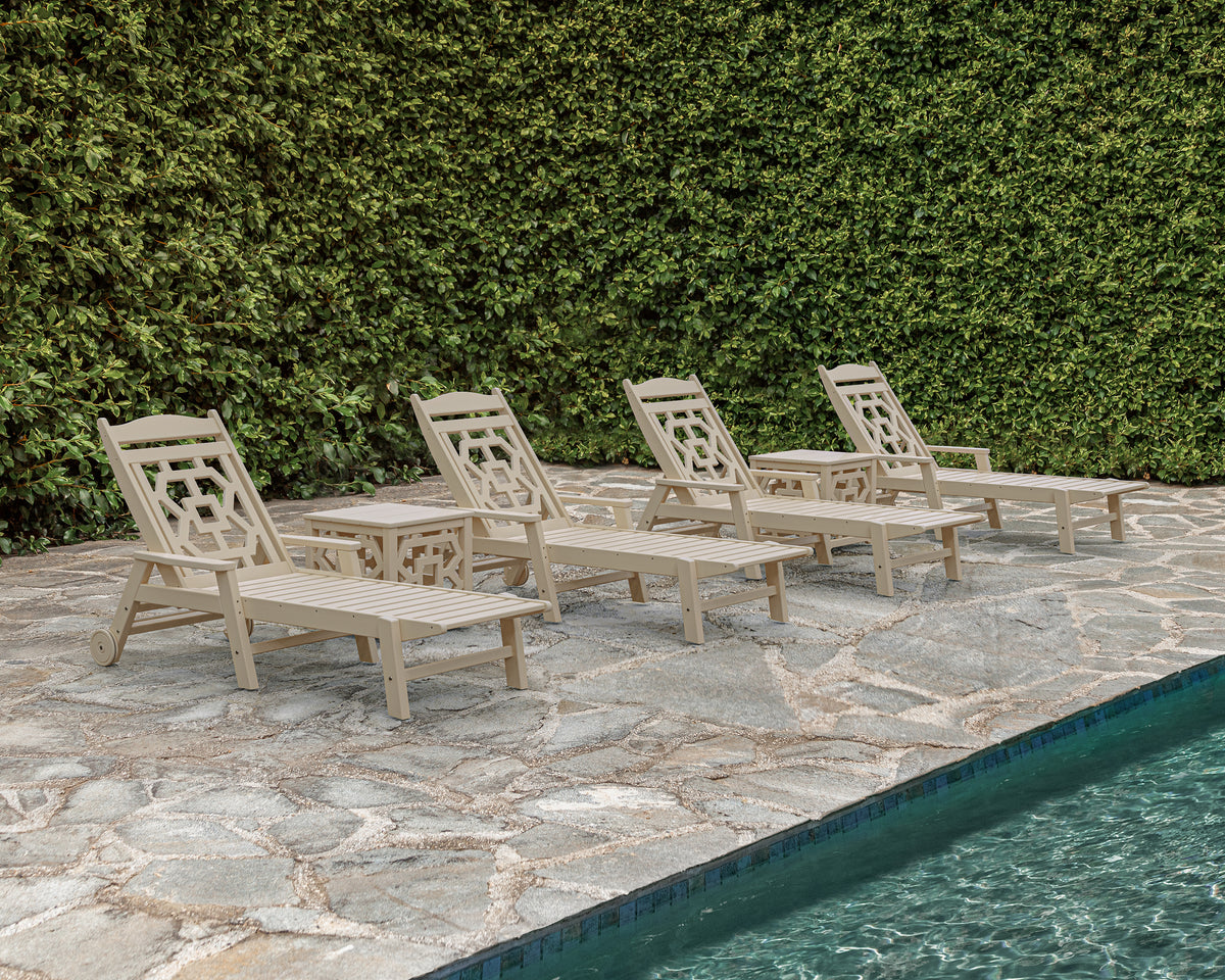 Chinoiserie 6-Piece Chaise Set