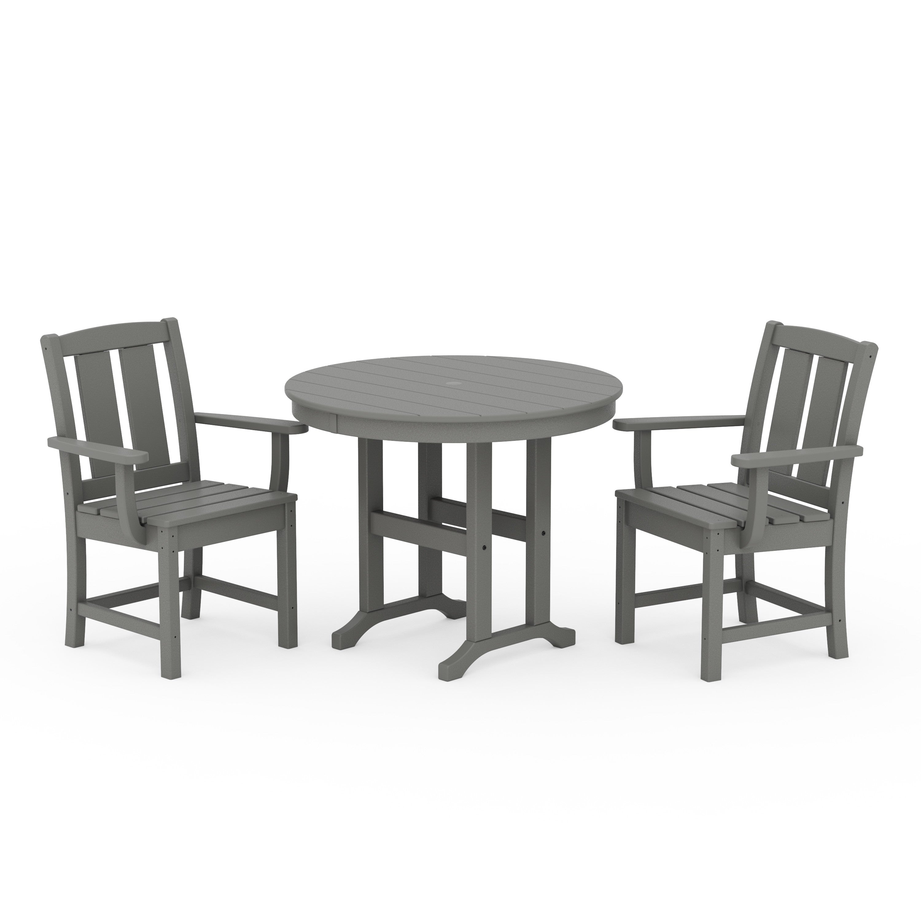 Mission 3-Piece Farmhouse Dining Set