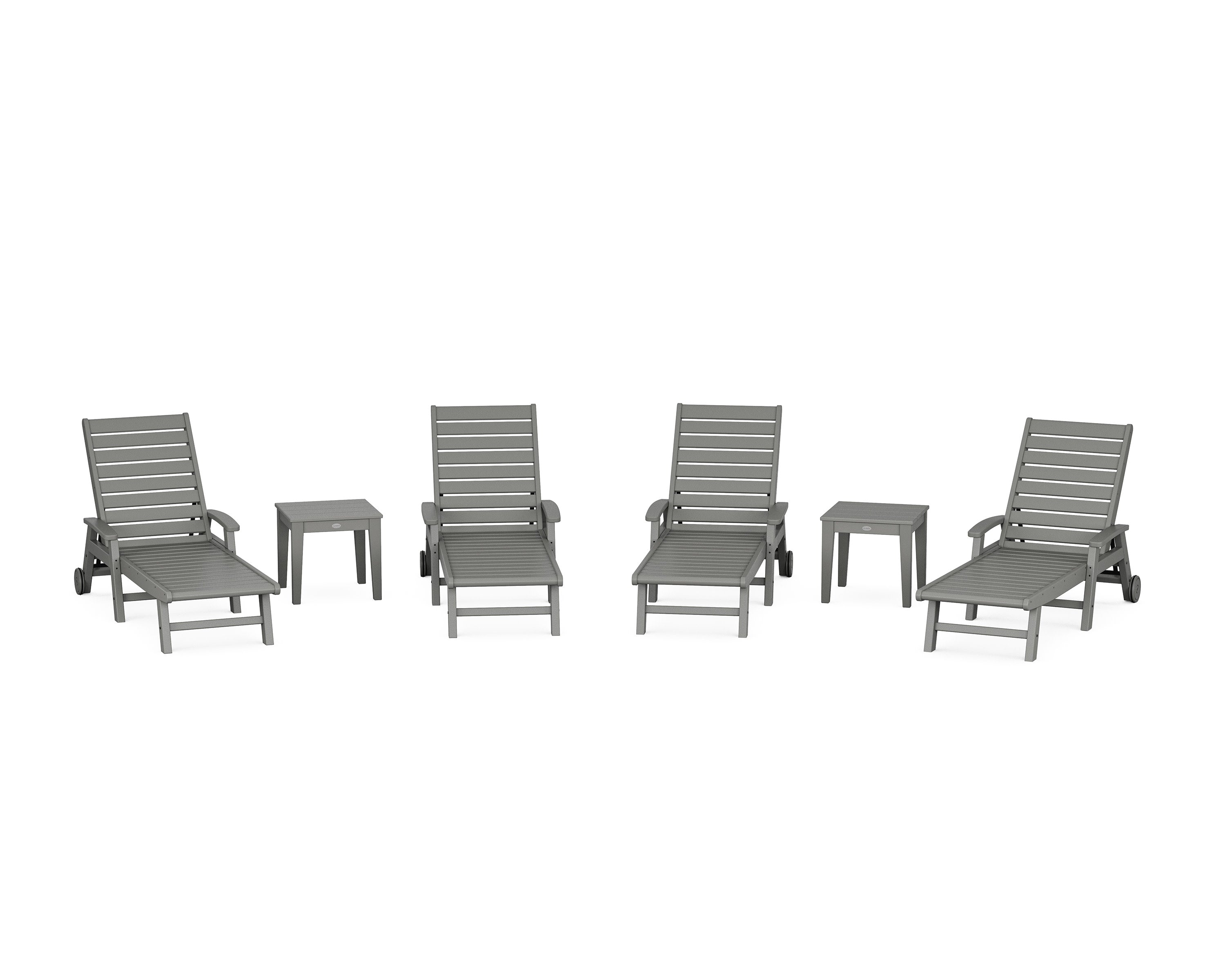 Signature Chaise 6-Piece Set with Wheels