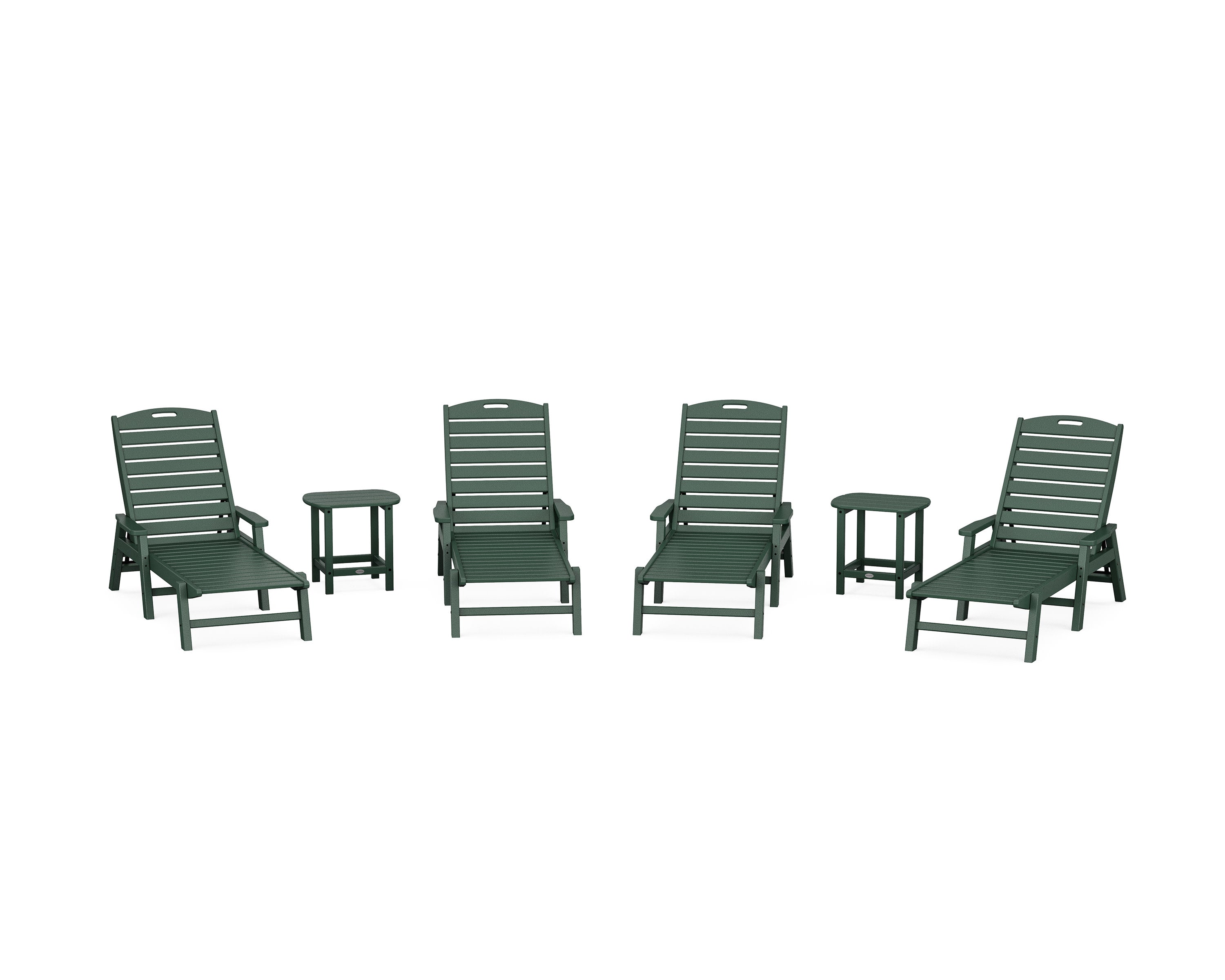 Nautical Chaise 6-Piece Set with Arms