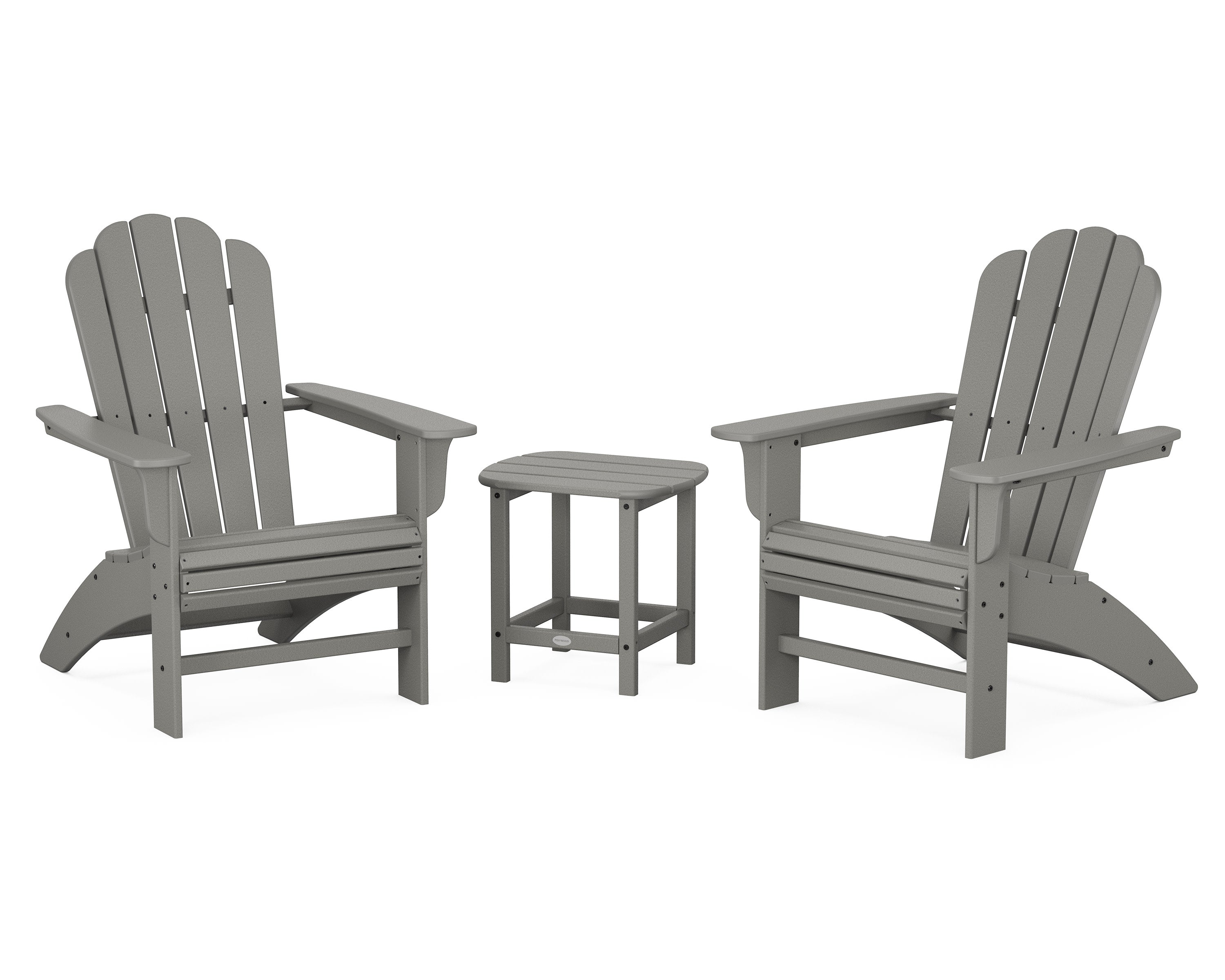 Cottage Curveback Adirondack Chair 3-Piece Set