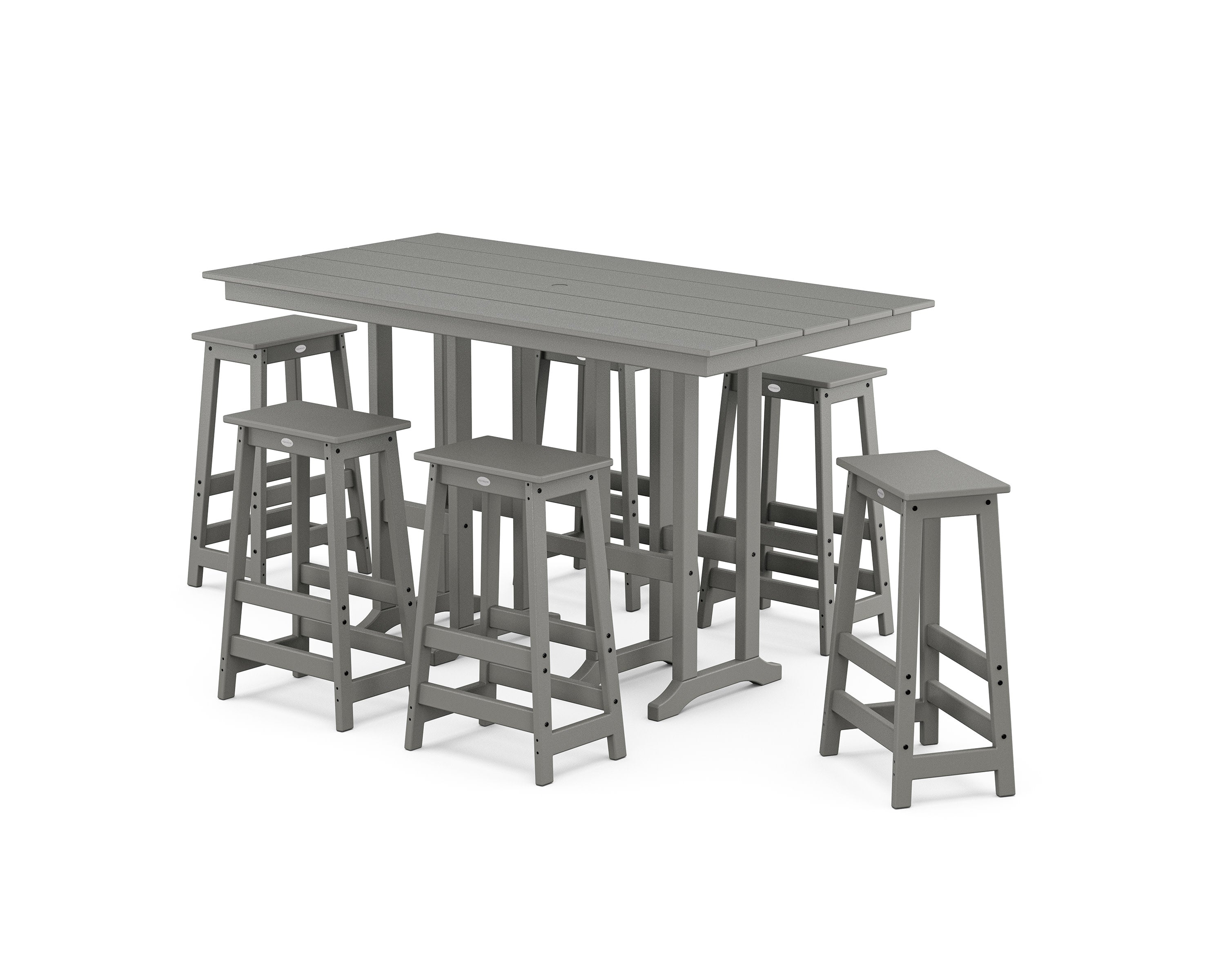 Modern Studio Bar Stool 7-Piece Set