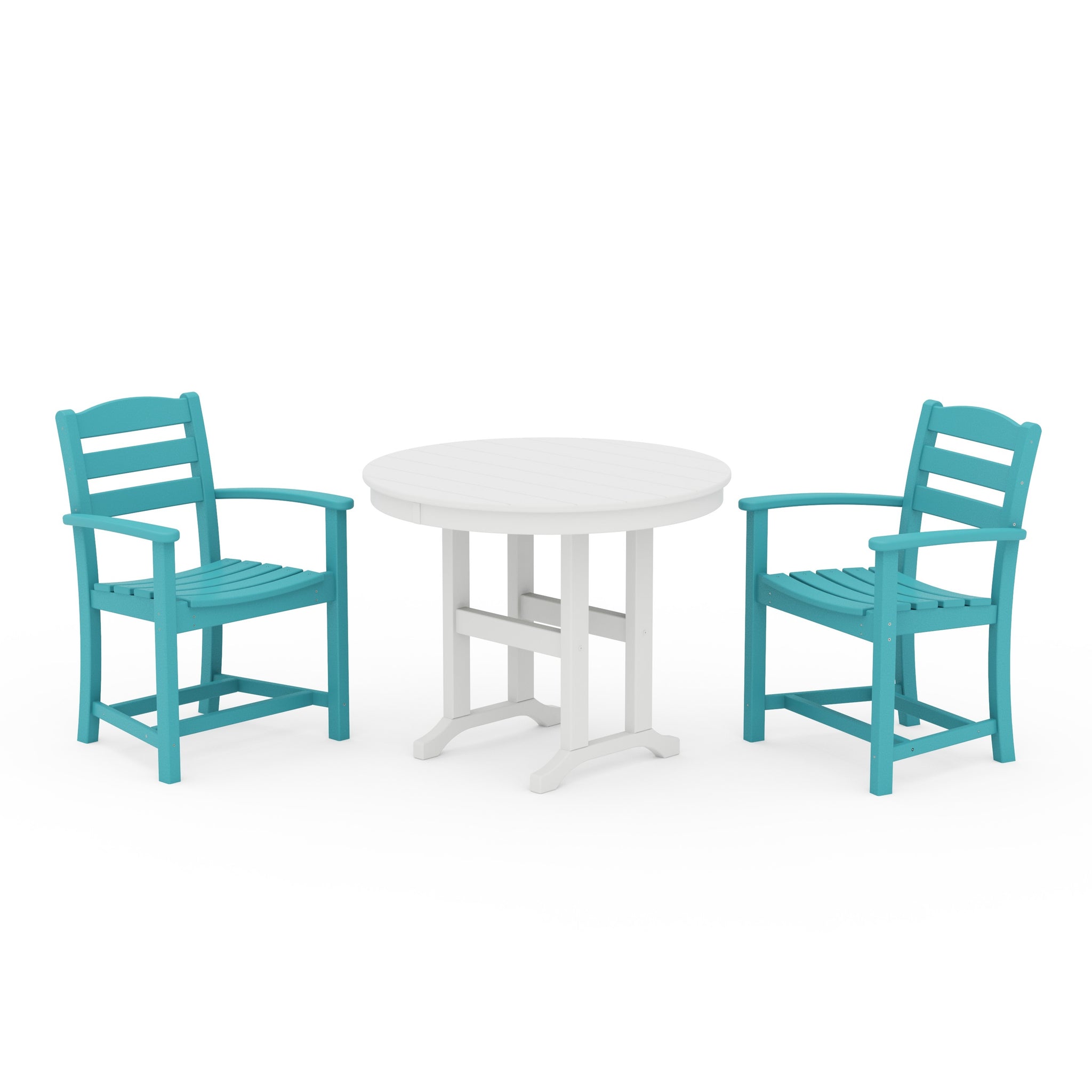 La Casa Café 3-Piece Round Dining Set
