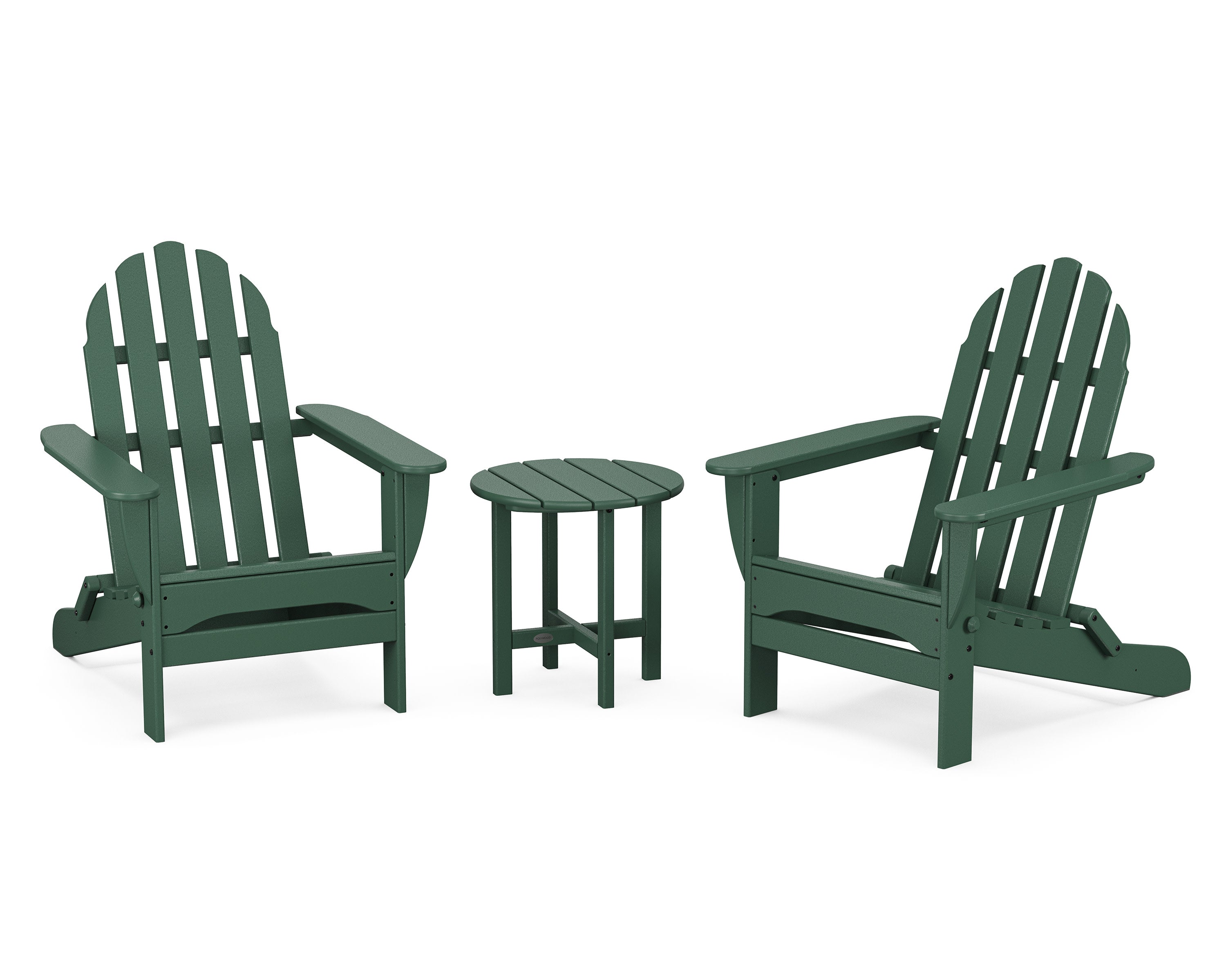 Classic Folding Adirondack 3-Piece Set