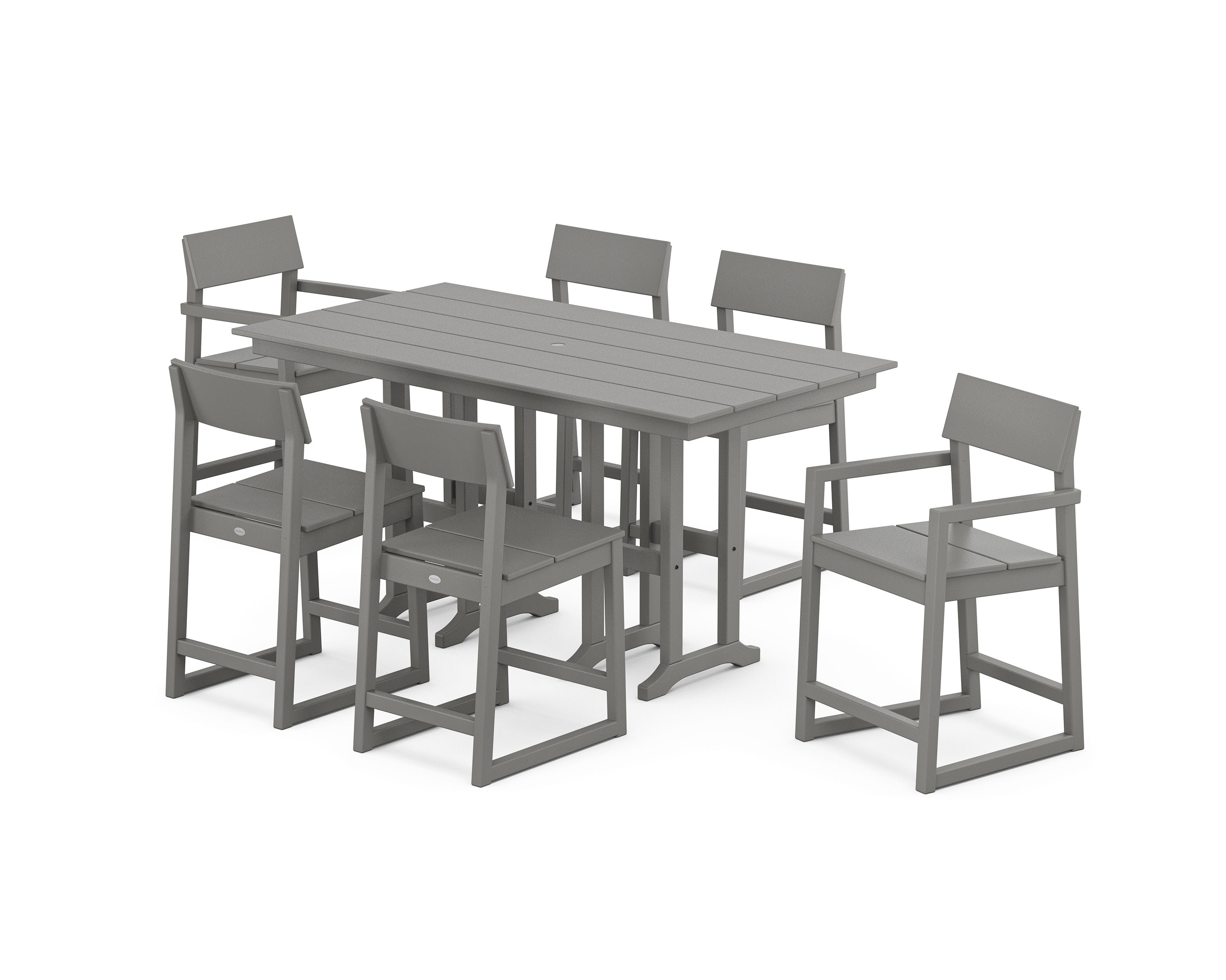 EDGE 7-Piece Farmhouse Counter Set