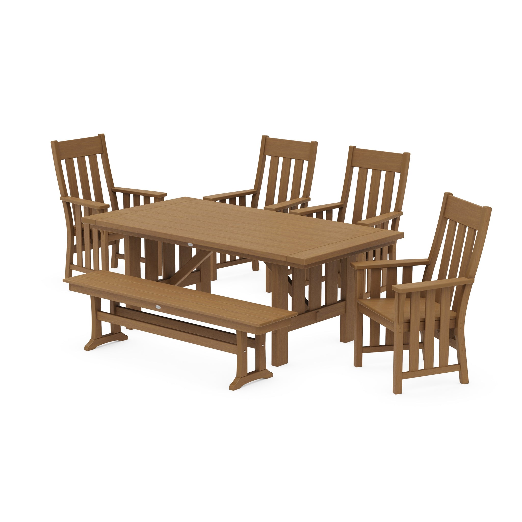 Acadia 6-Piece Dining Set with Bench