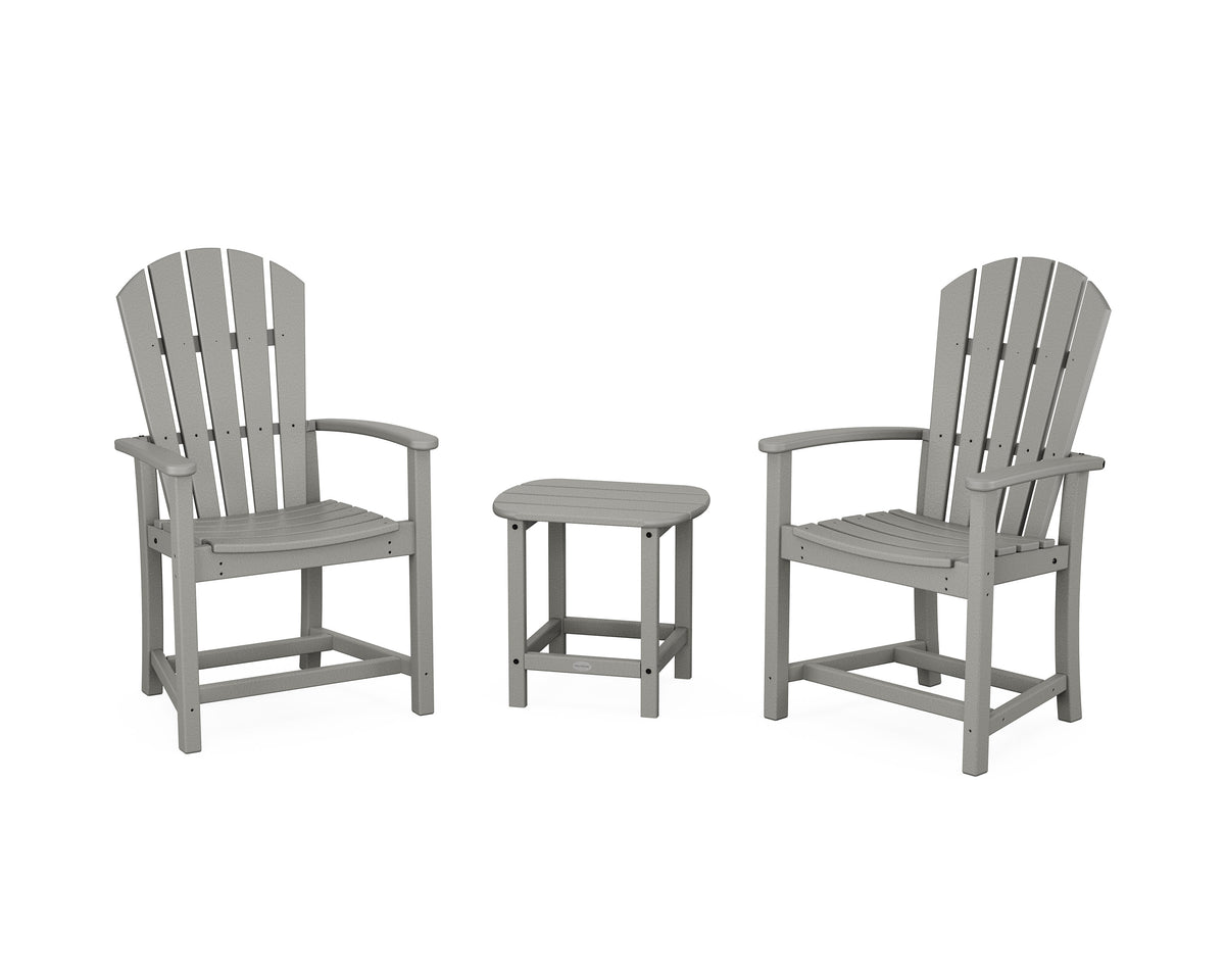 Palm Coast 3-Piece Upright Adirondack Chair Set