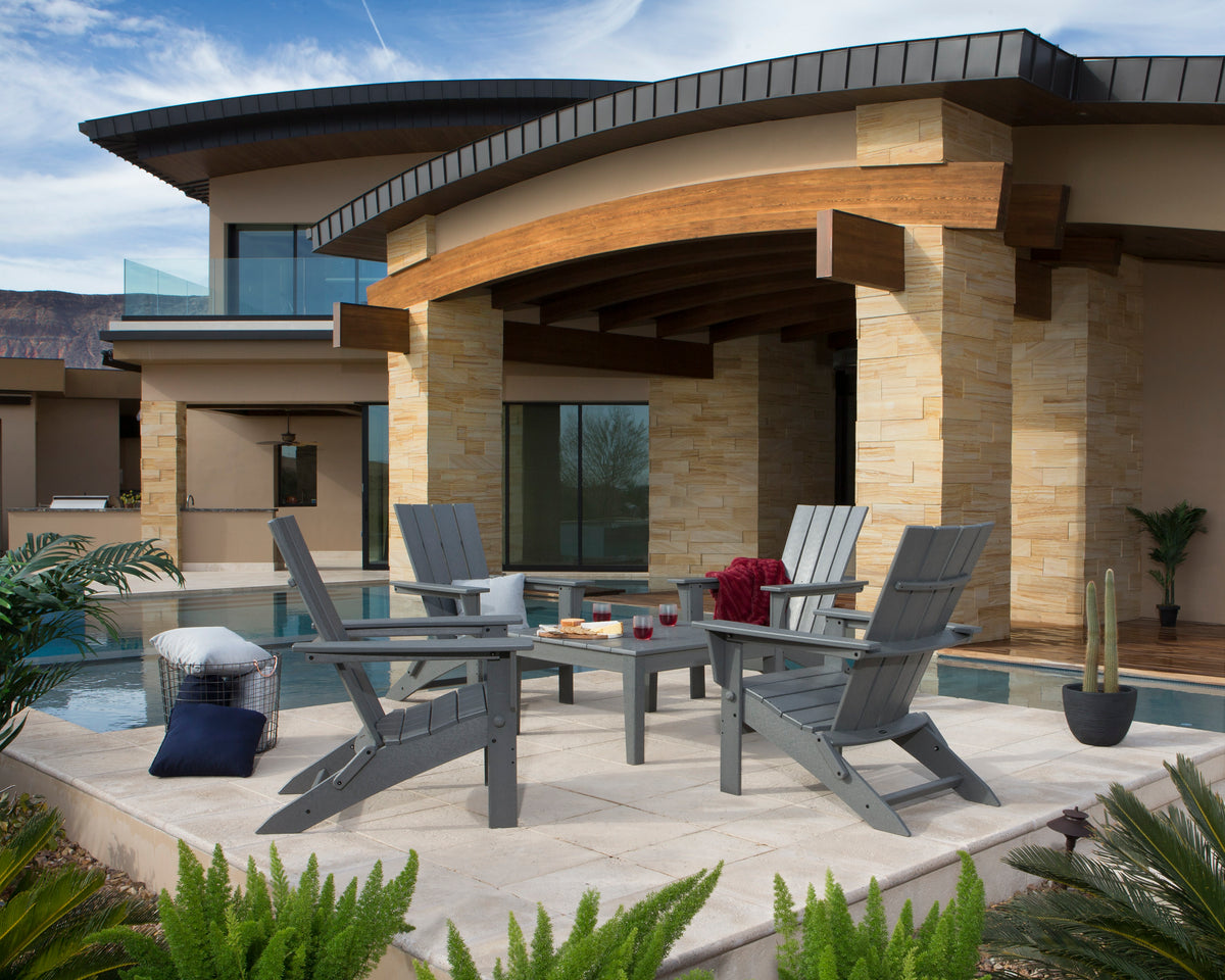 Quattro Folding Chair 5-Piece Conversation Set