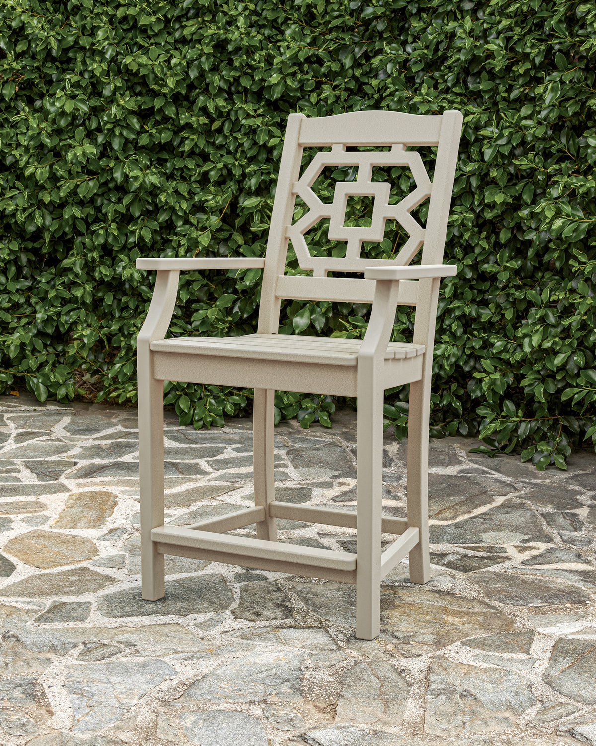Chinoiserie Counter Arm Chair