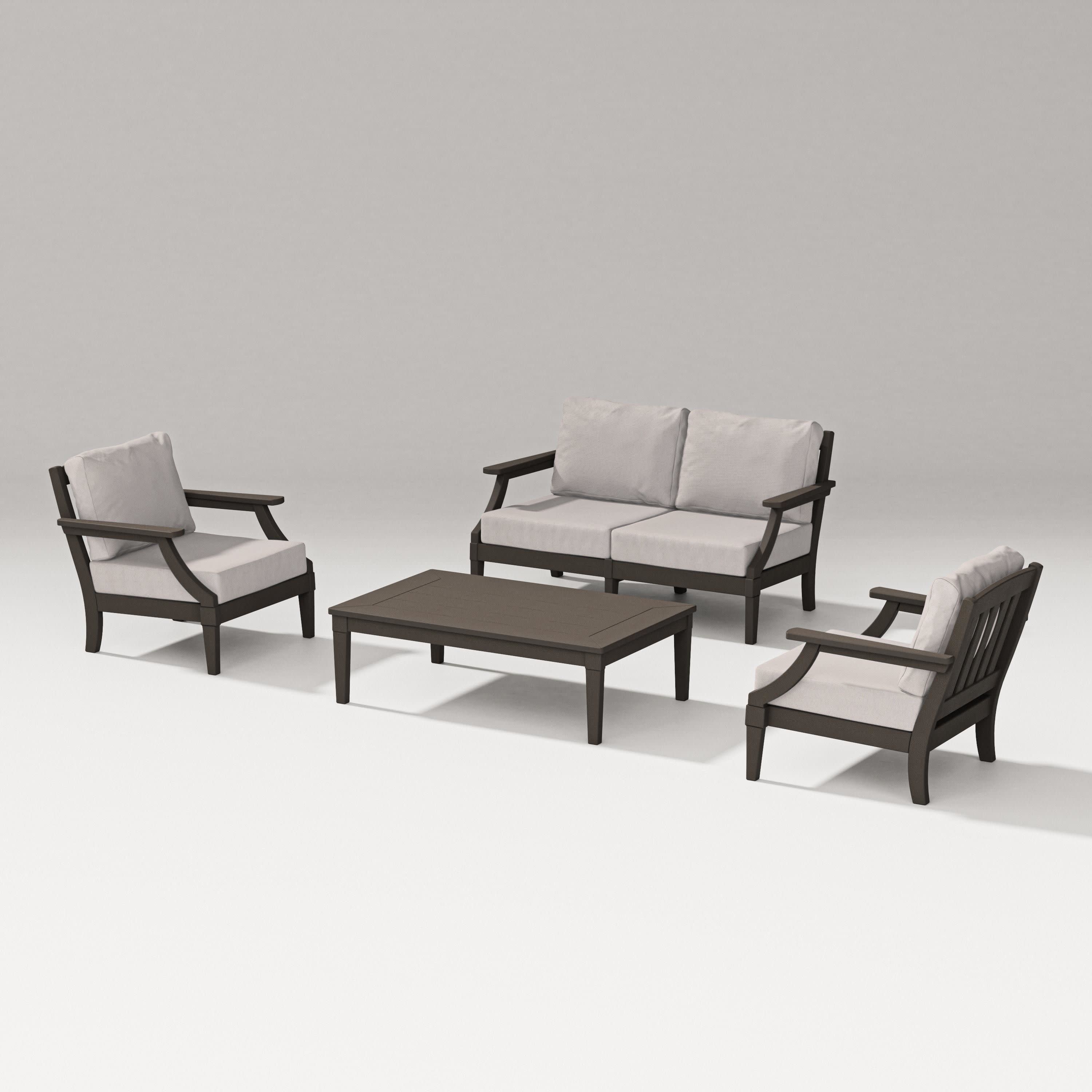 Estate Lounge 4-Piece Loveseat Set