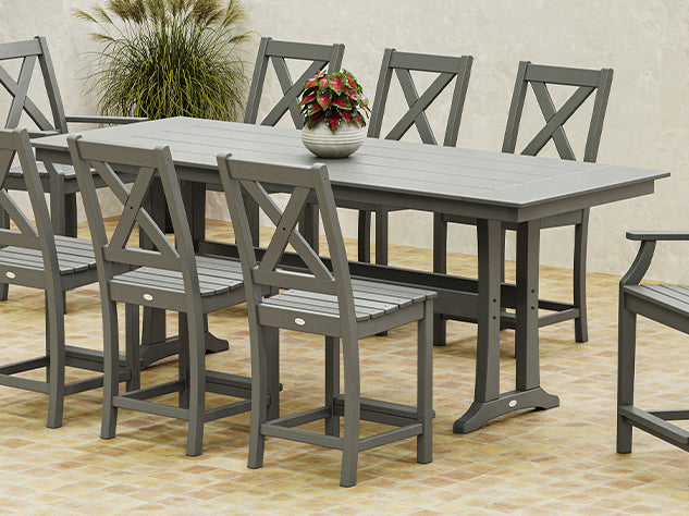 Counter Tables for 7–8 Seats