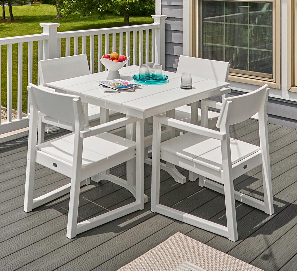 POLYWOOD EDGE Designer Series dining set