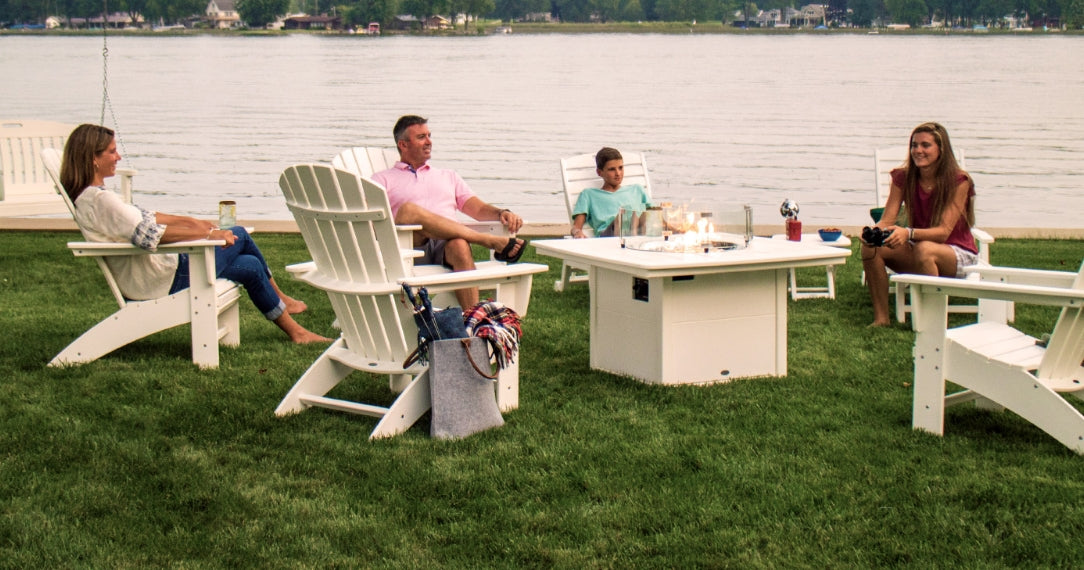 POLYWOOD Nautical collection at waterfront