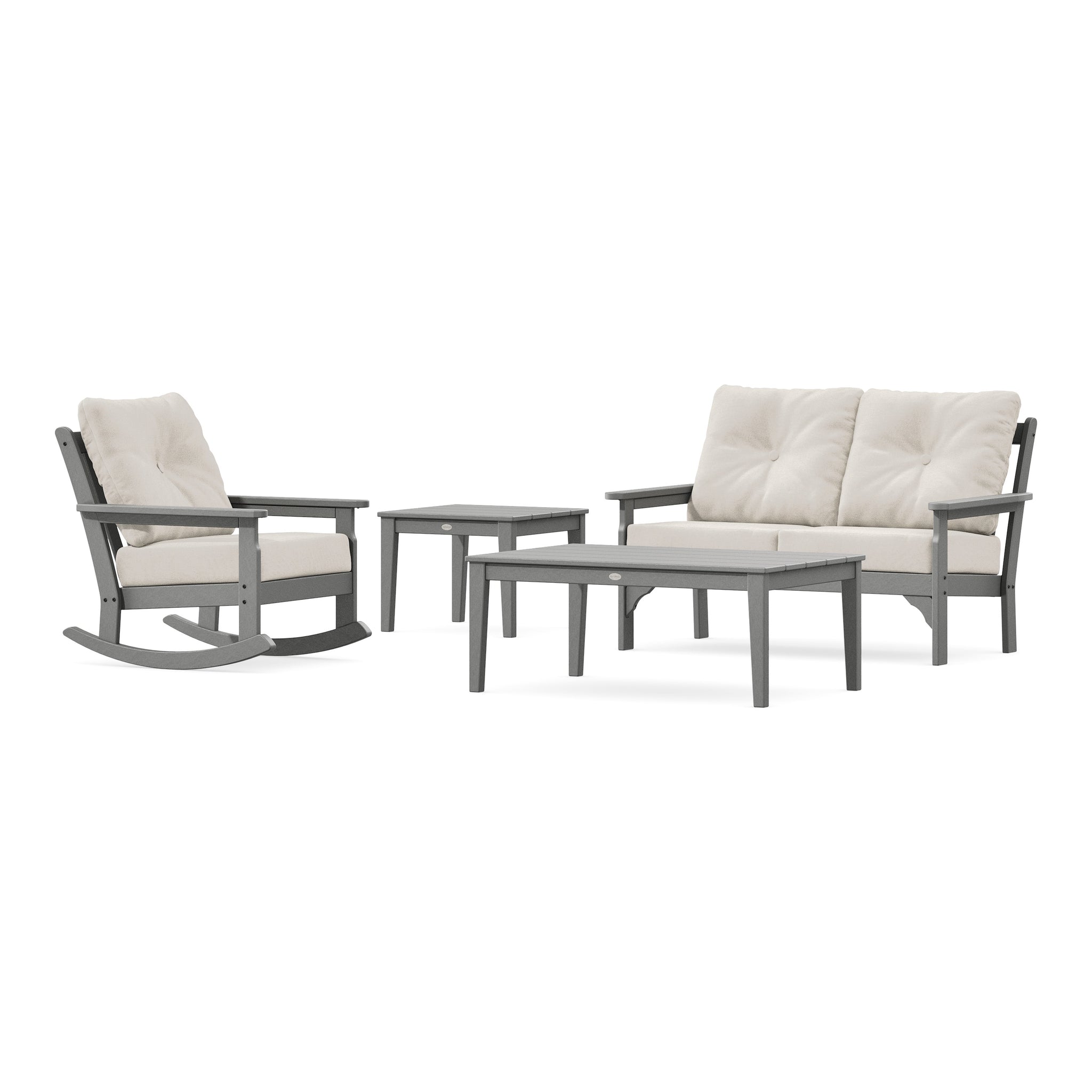 Vineyard 4-Piece Deep Seating Rocker Set
