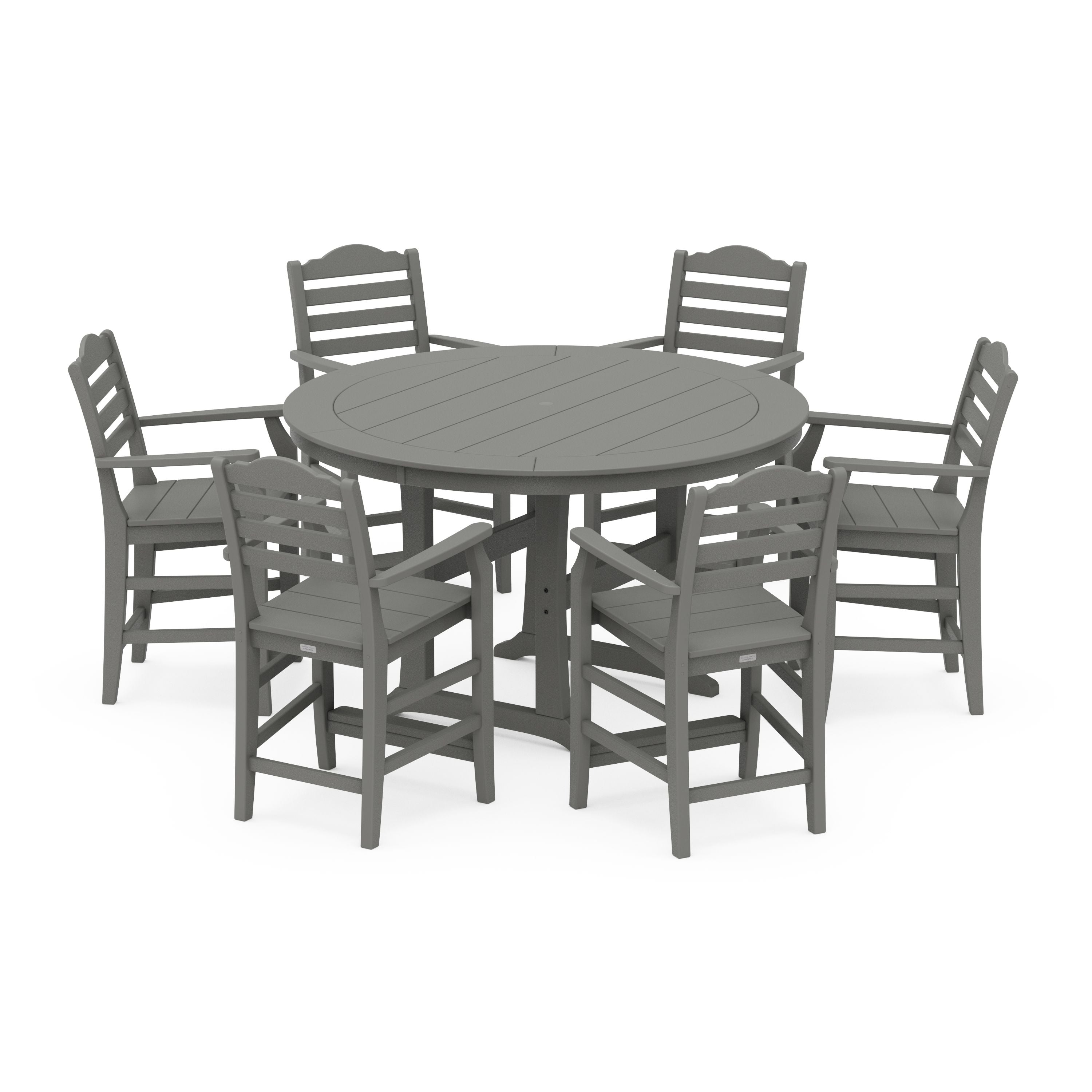 Savannah 7-Piece Arm Chair Round Counter Set