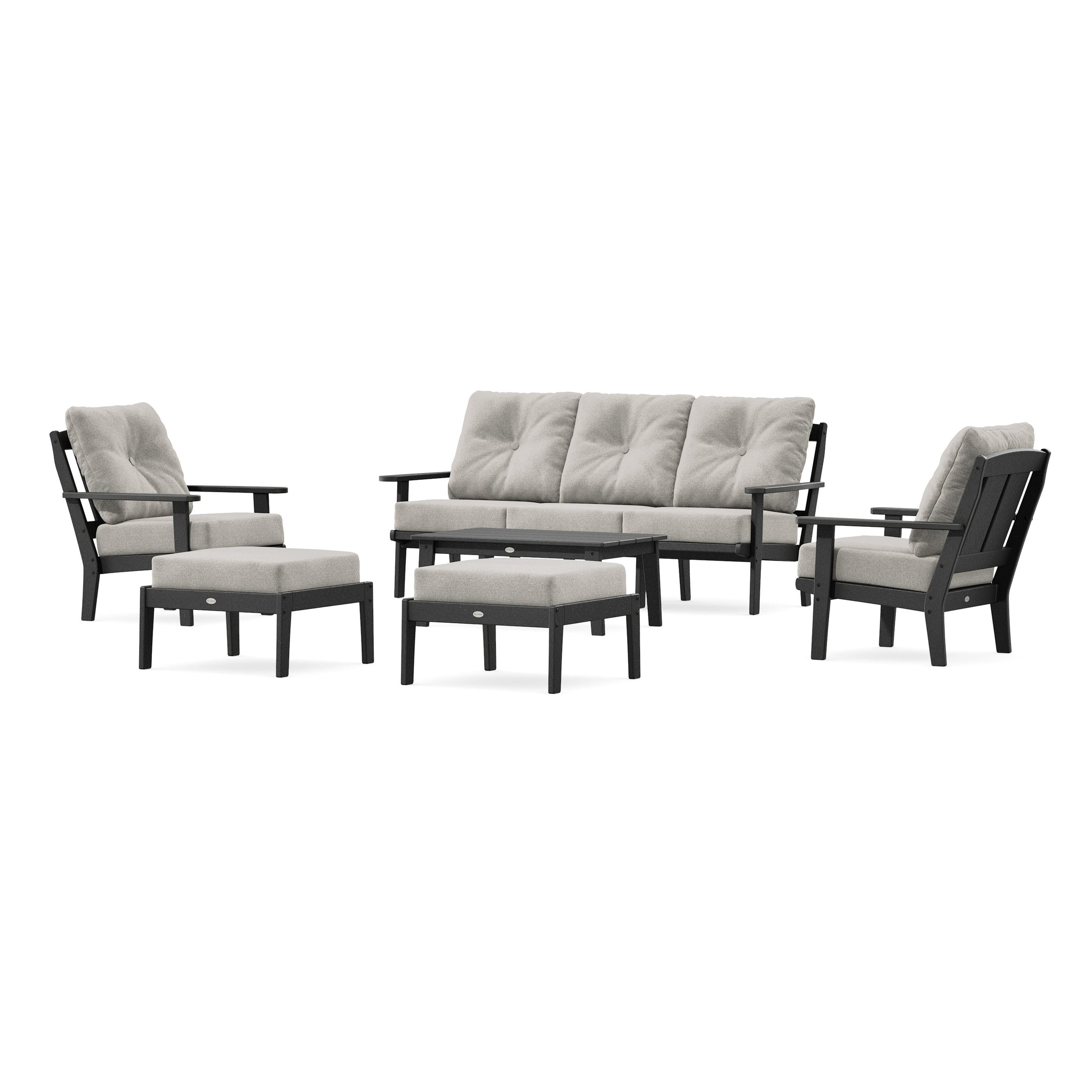 Mission 6-Piece Lounge Sofa Set