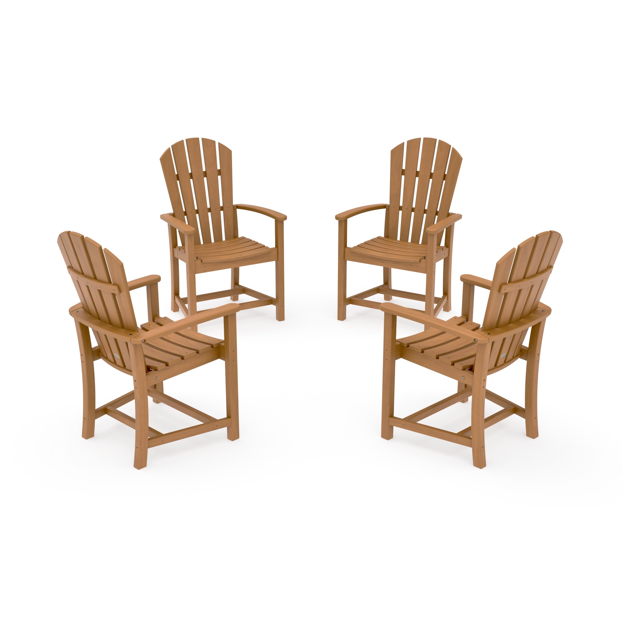 Palm Coast 4-Piece Upright Adirondack Conversation Set