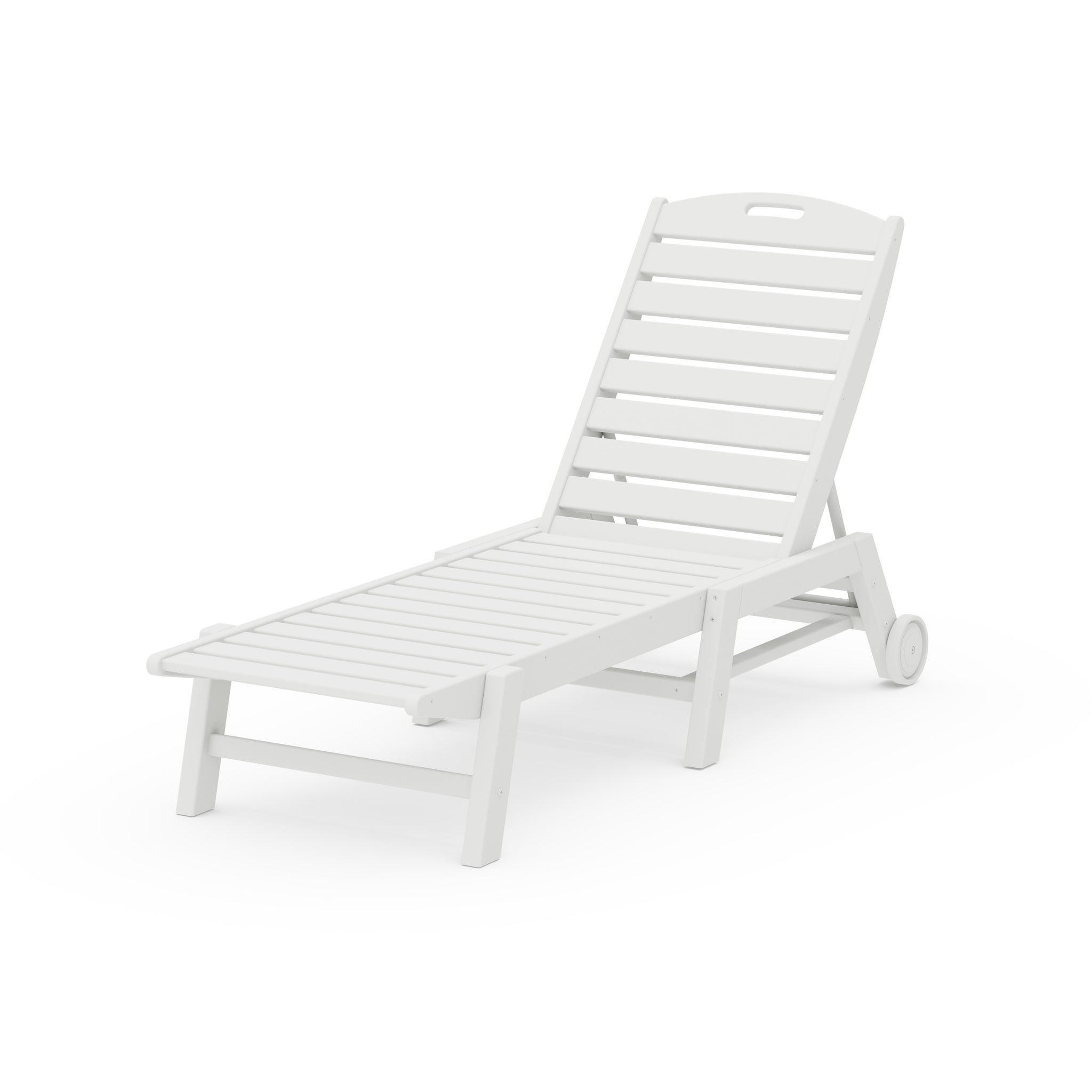 Nautical Chaise with Wheels
