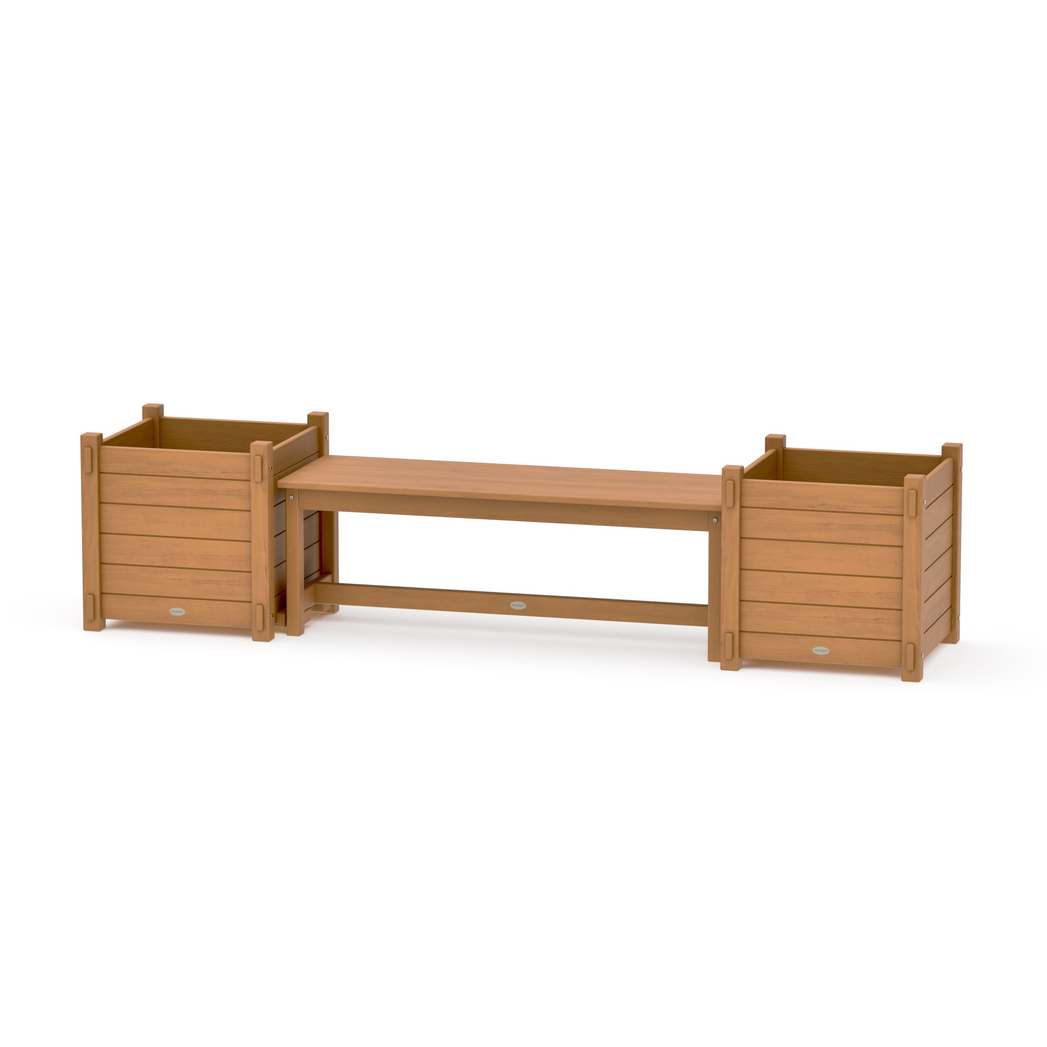 48" Nautical Straight Planter Bench Set - Large
