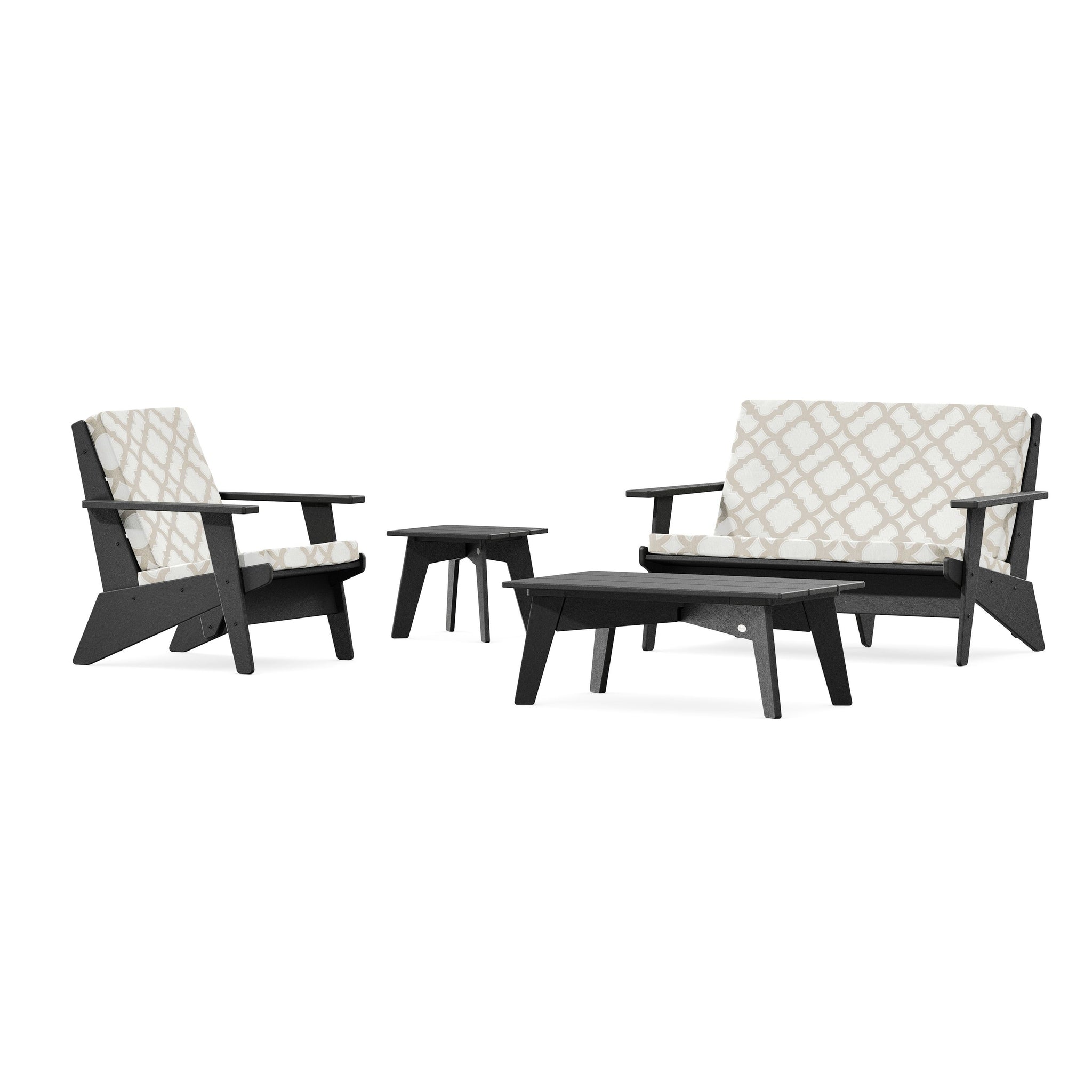 Riviera Modern Lounge 4-Piece Set